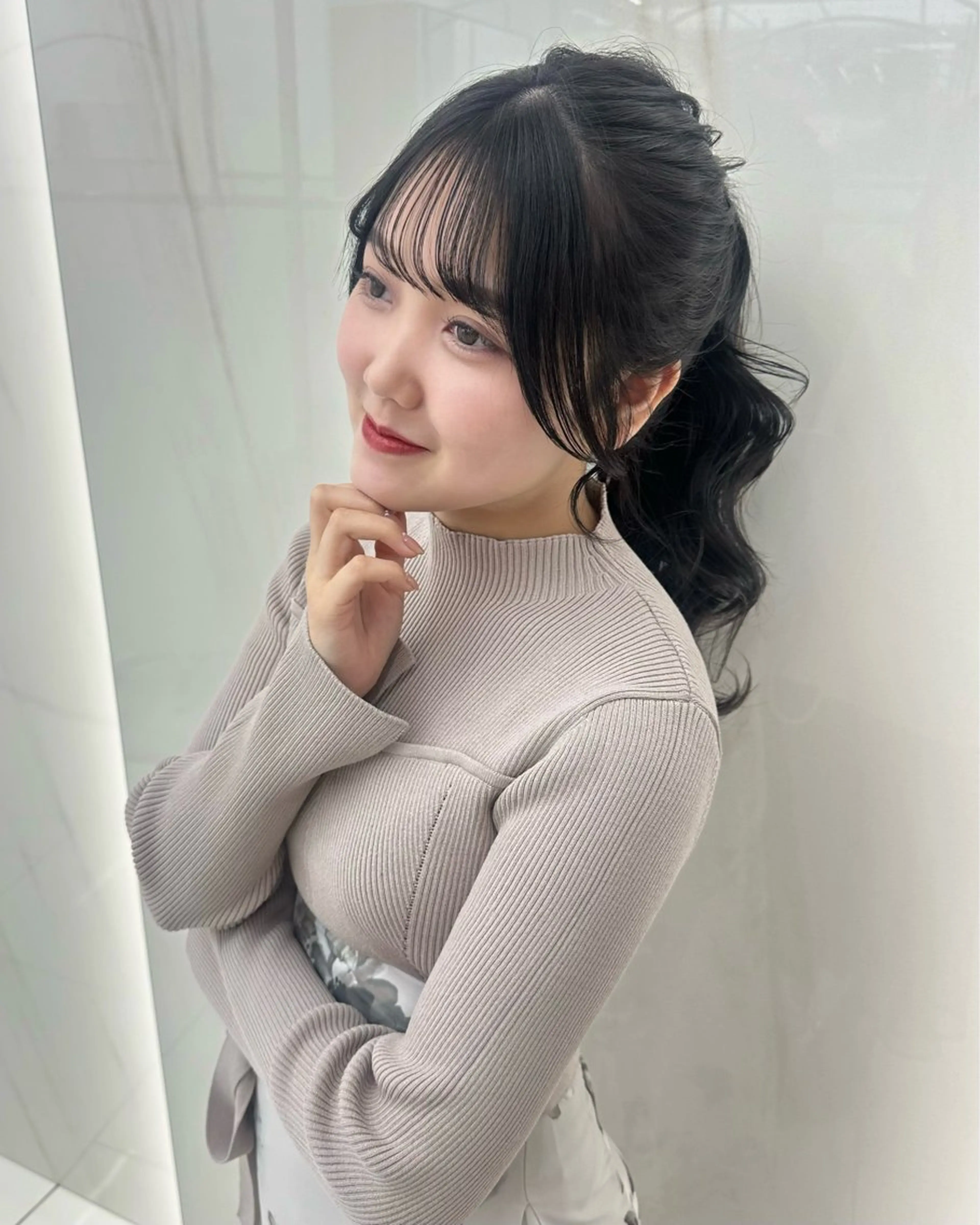 カラー ヘアアレンジ ミディアムカット/ COA銀座🐩マコのヘアスタイル