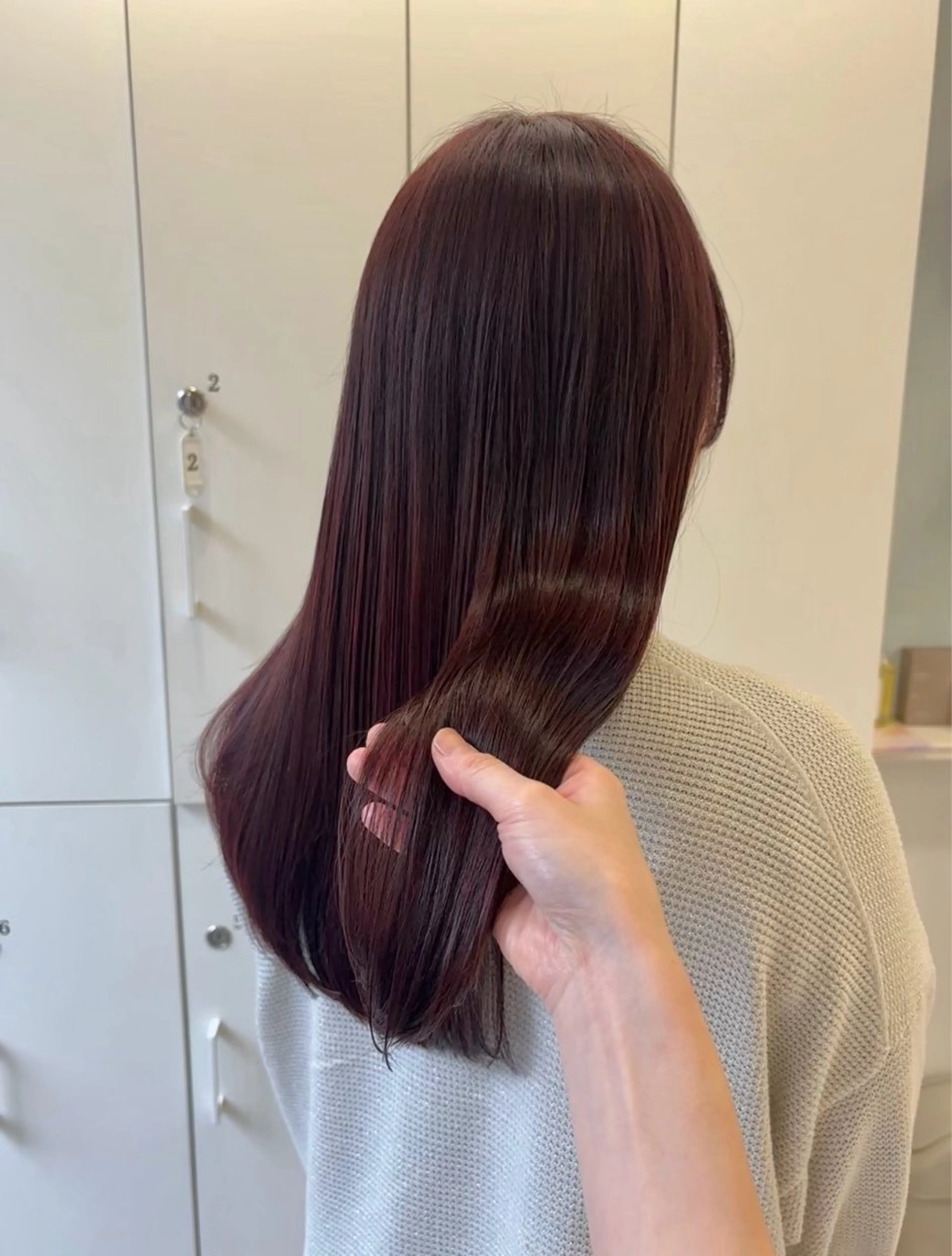 ロング パーマ カット 縮毛矯正 ParveMix / 横谷 日菜子 ❤︎のヘアスタイル