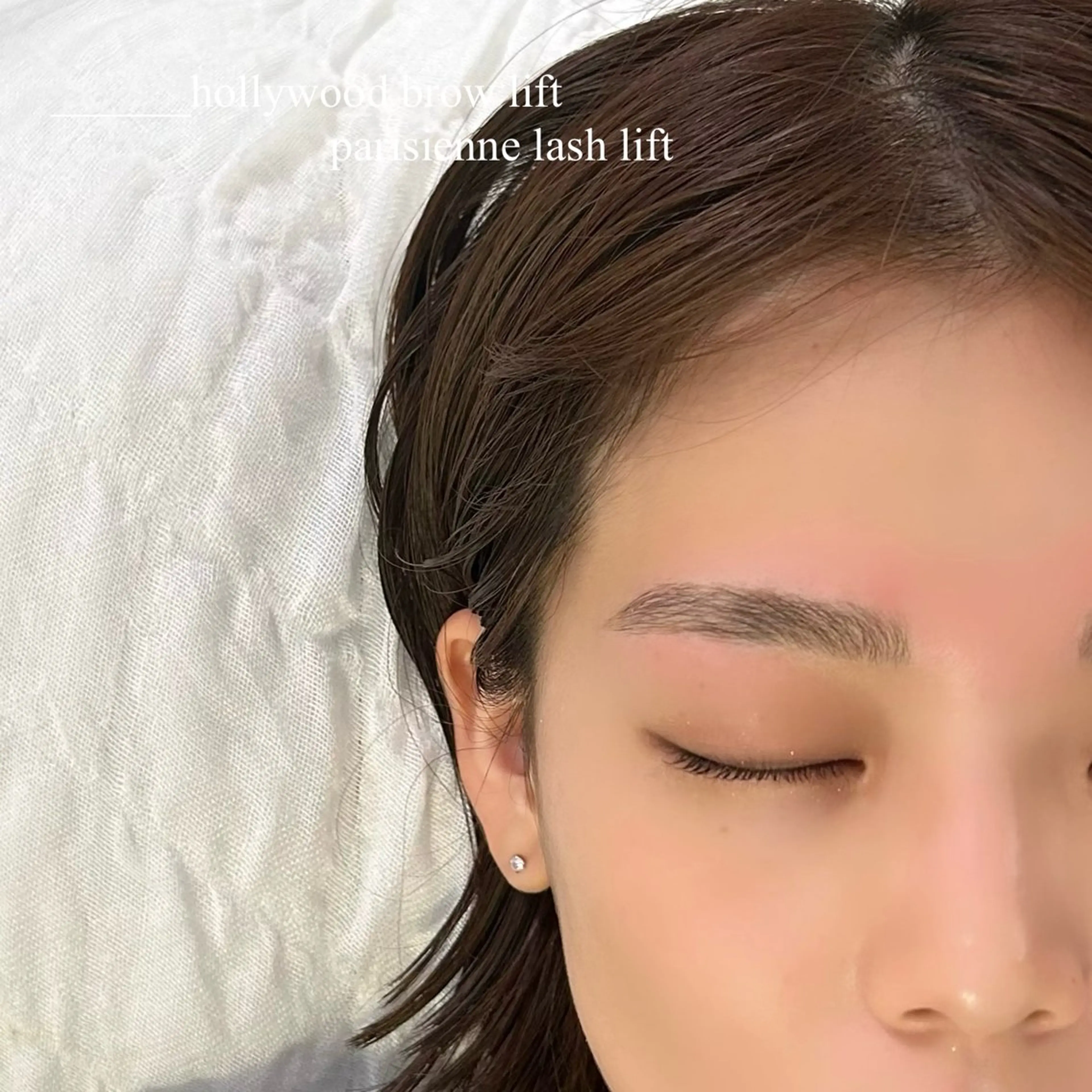 アイブロウ ハリウッドブロウリフト 吉祥寺kasumi 🌛eye/browのマツエク・マツパデザイン