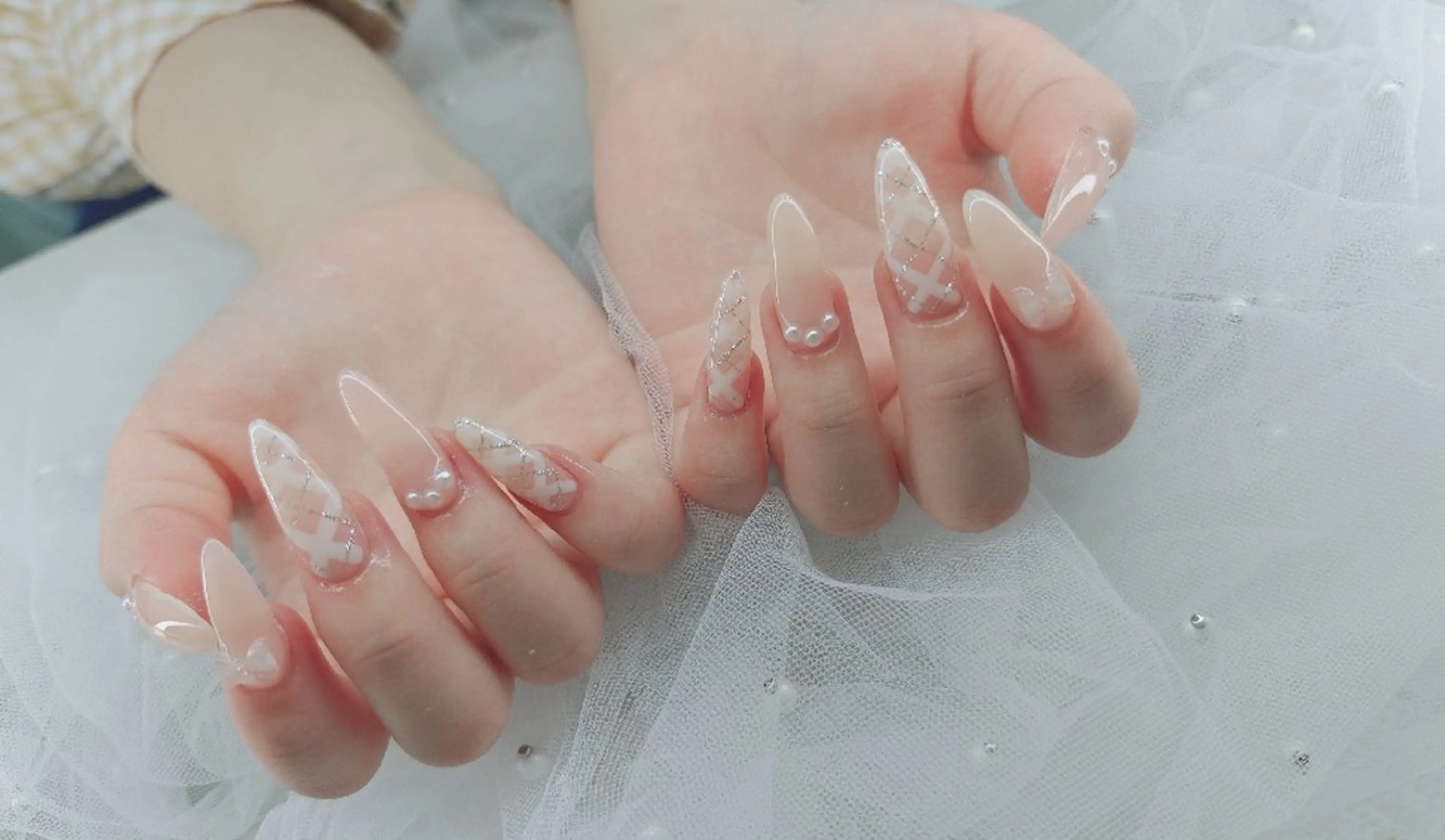 ネイル べっ甲ネイル チークネイル フレンチネイル 韓国ネイル ニュアンスネイル ♡Sherry  Nail♡のネイルデザイン