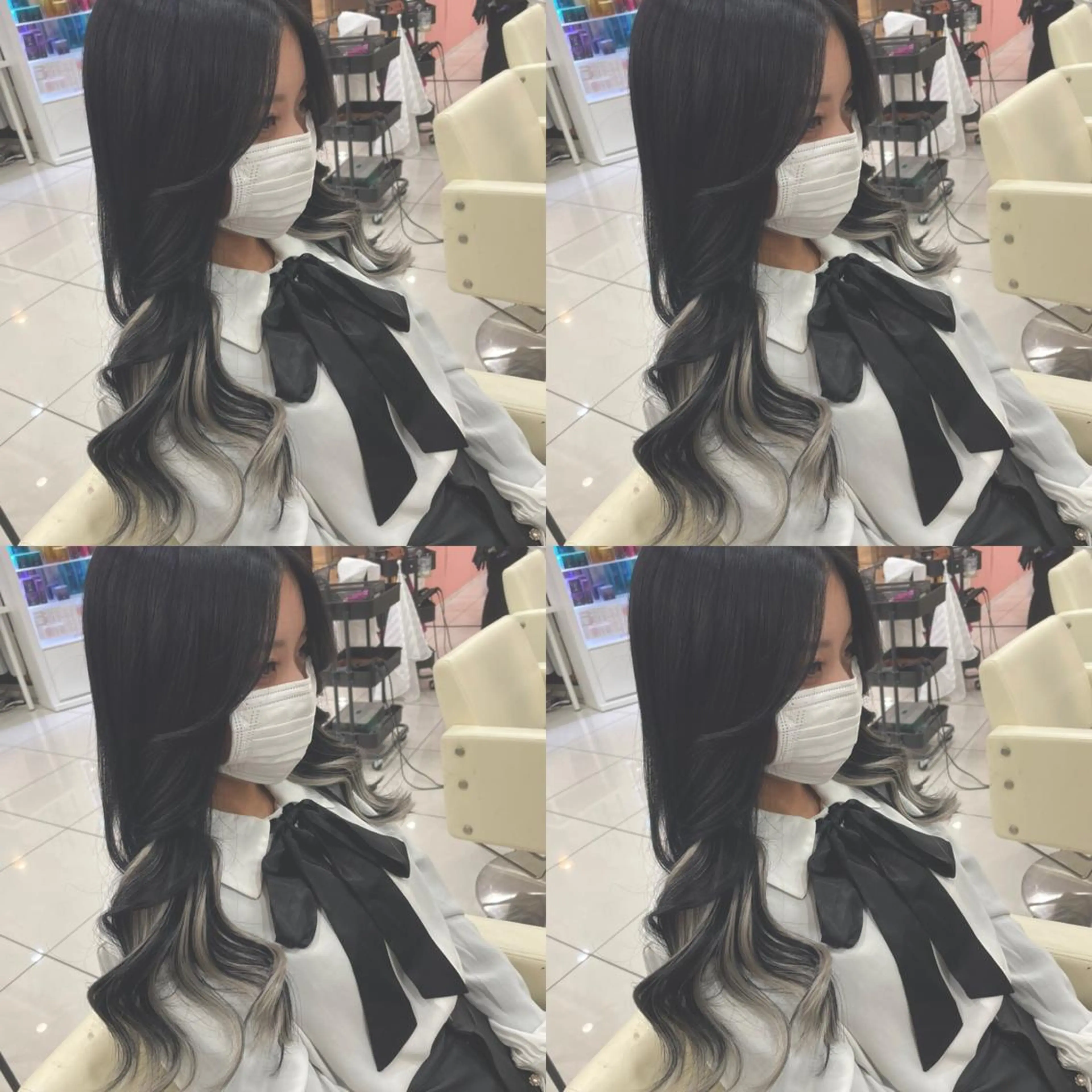 ロング カラー シルバー 🌷MAYU 🌷のヘアスタイル