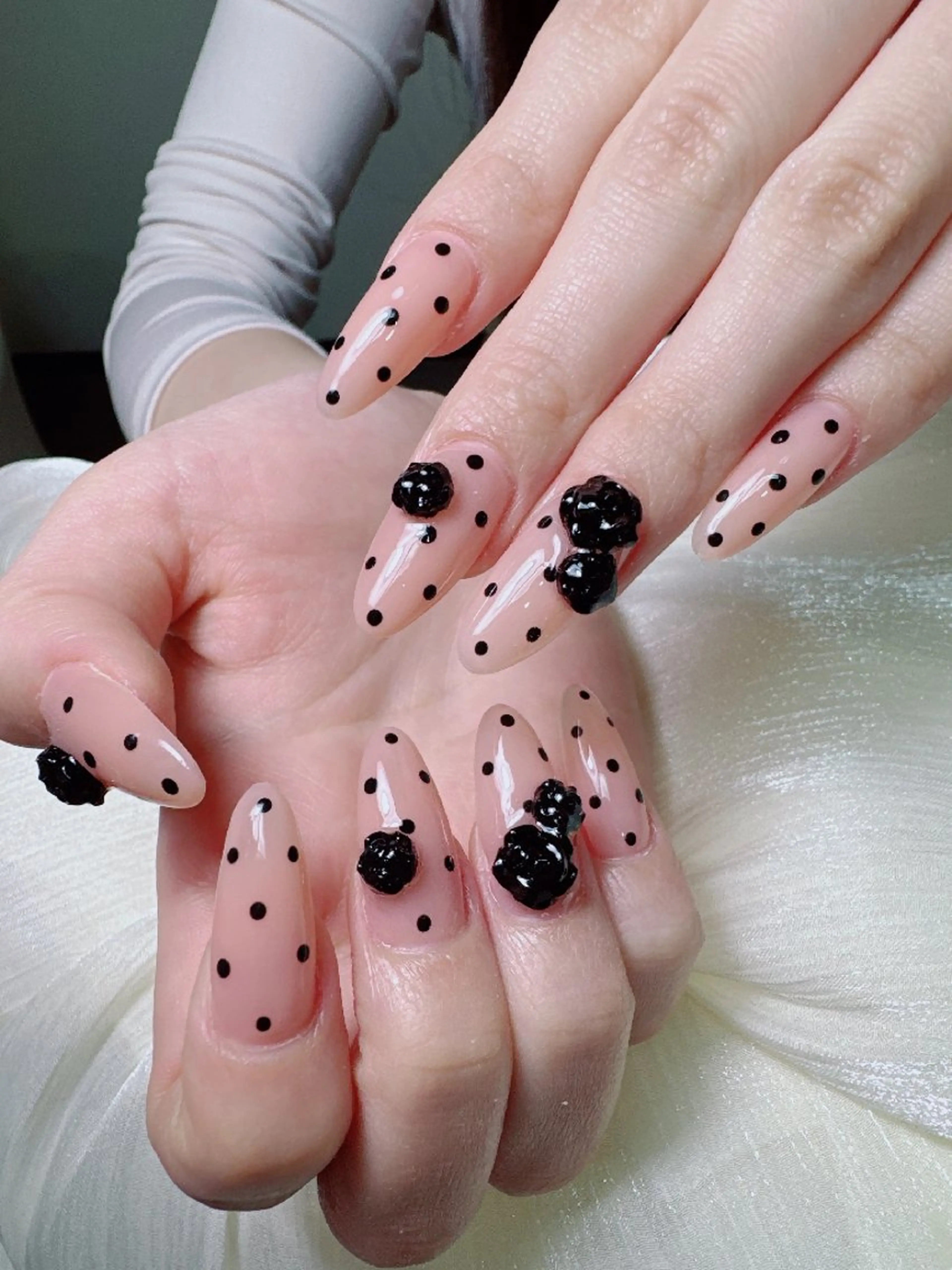 ネイル 長さ出し スカルプネイル ネイルチップ ハンドネイル sakii_nail 池袋のネイルデザイン