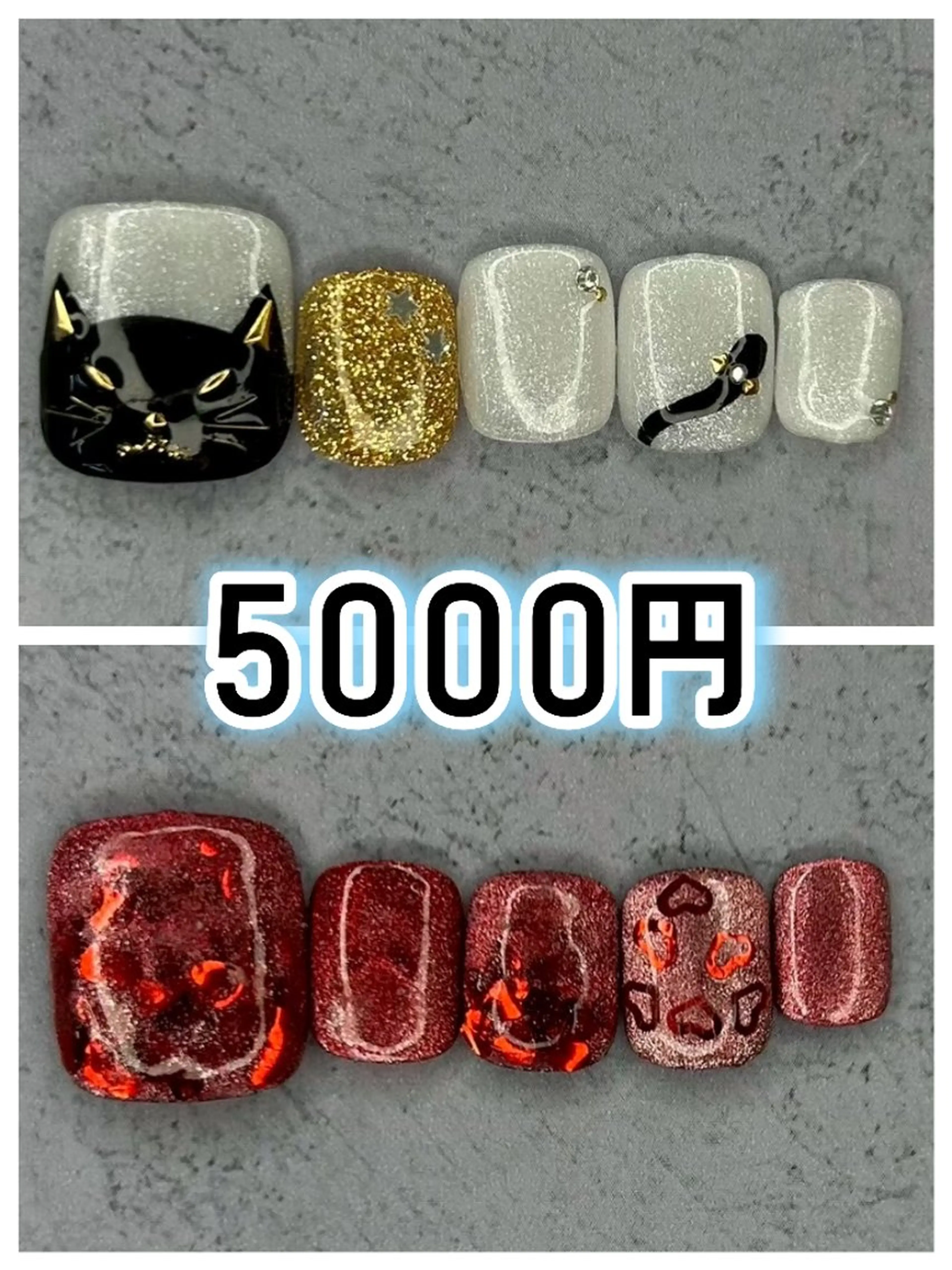 ネイル フットネイル フットネイル Milana 川瀬のネイルデザイン