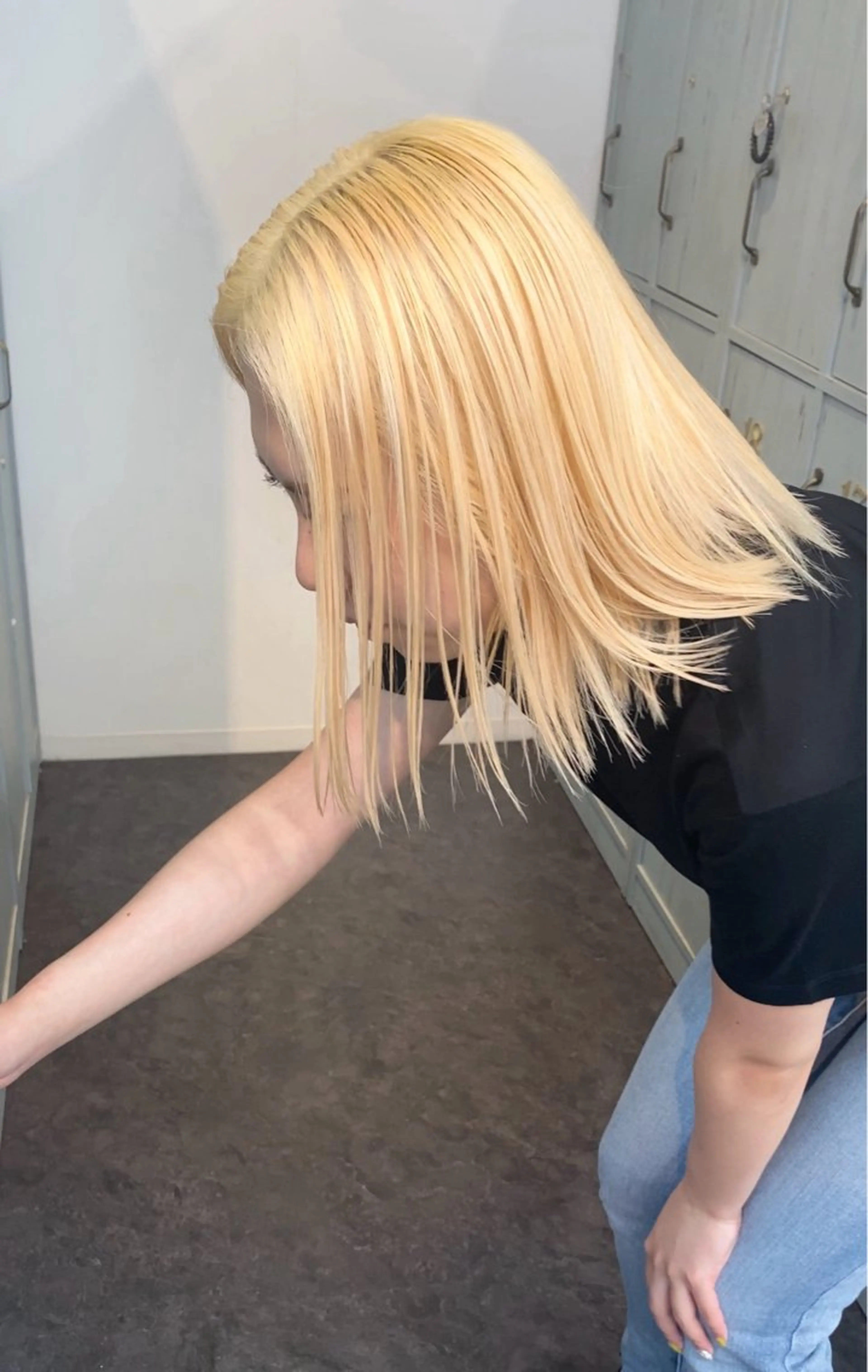 ミディアム カラー ✨原宿ハイトーン ブリーチ職人菊池のヘアスタイル