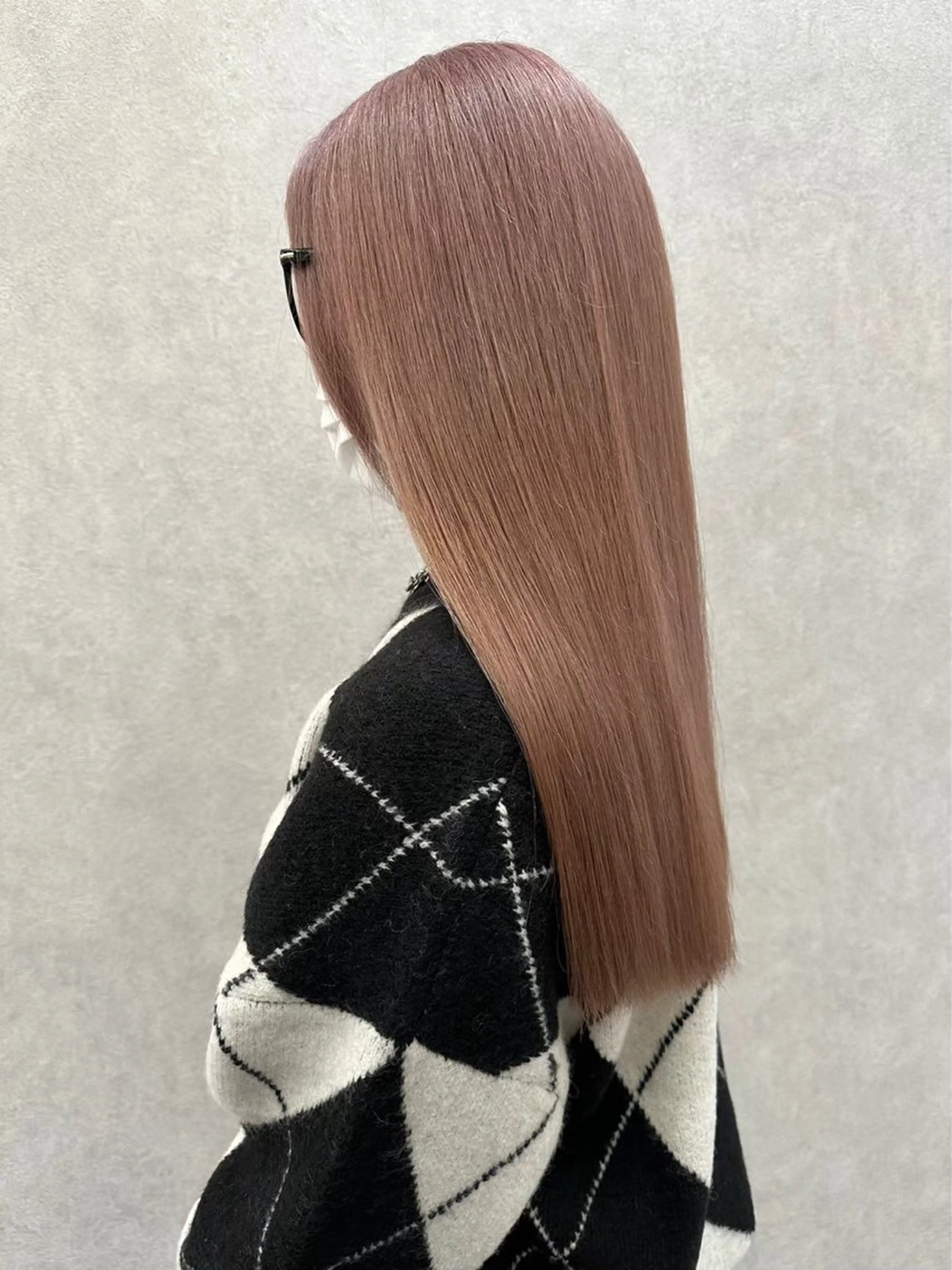 セミロング 髪質改善 レイヤーカット 小顔カット 縮毛矯正 カット 縮毛矯正 トリートメント ✨レイヤー/韓国 /✨ヘア山下　遥のヘアスタイル