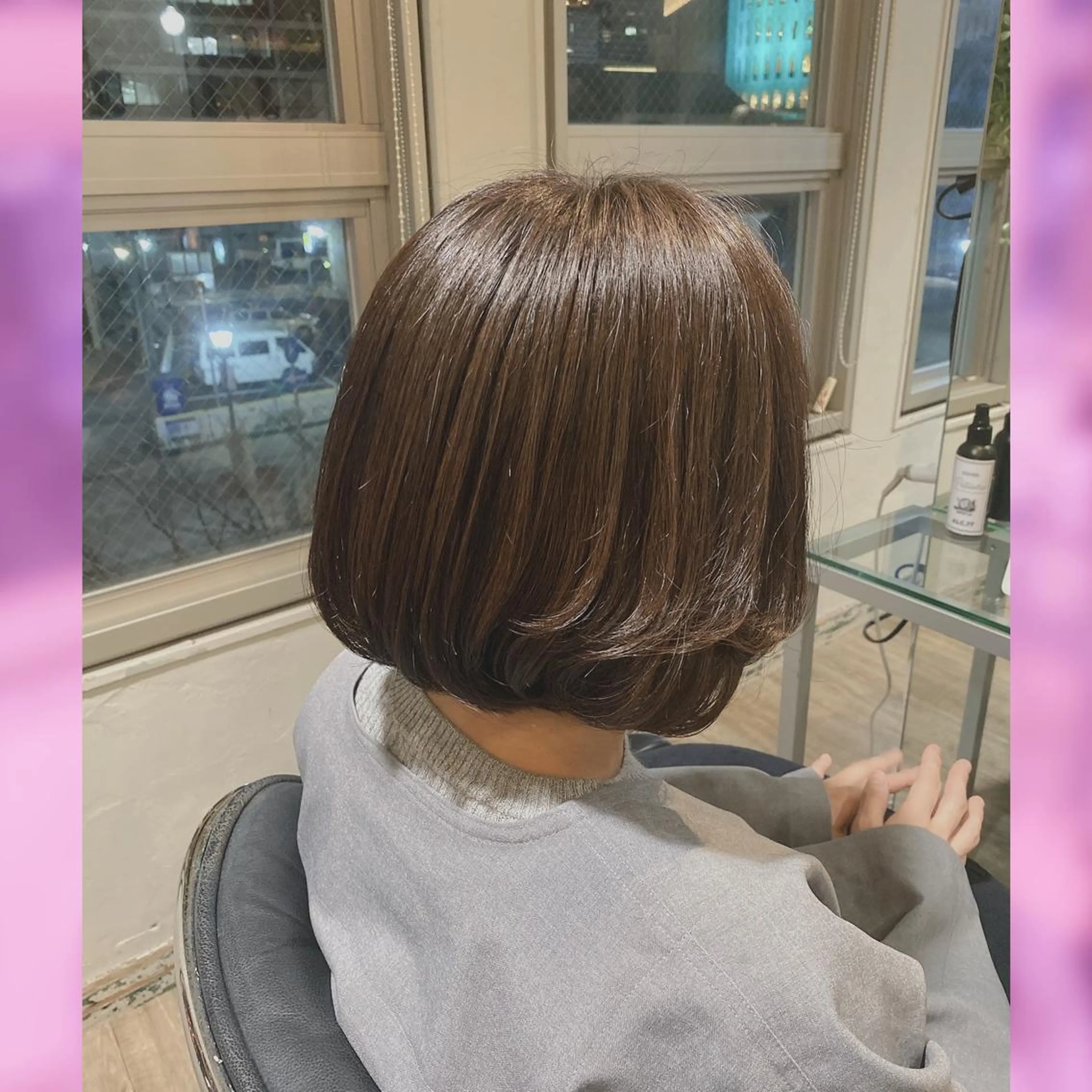 ショート カラー パーマ・レイヤー 髪質改善・TANIのヘアスタイル