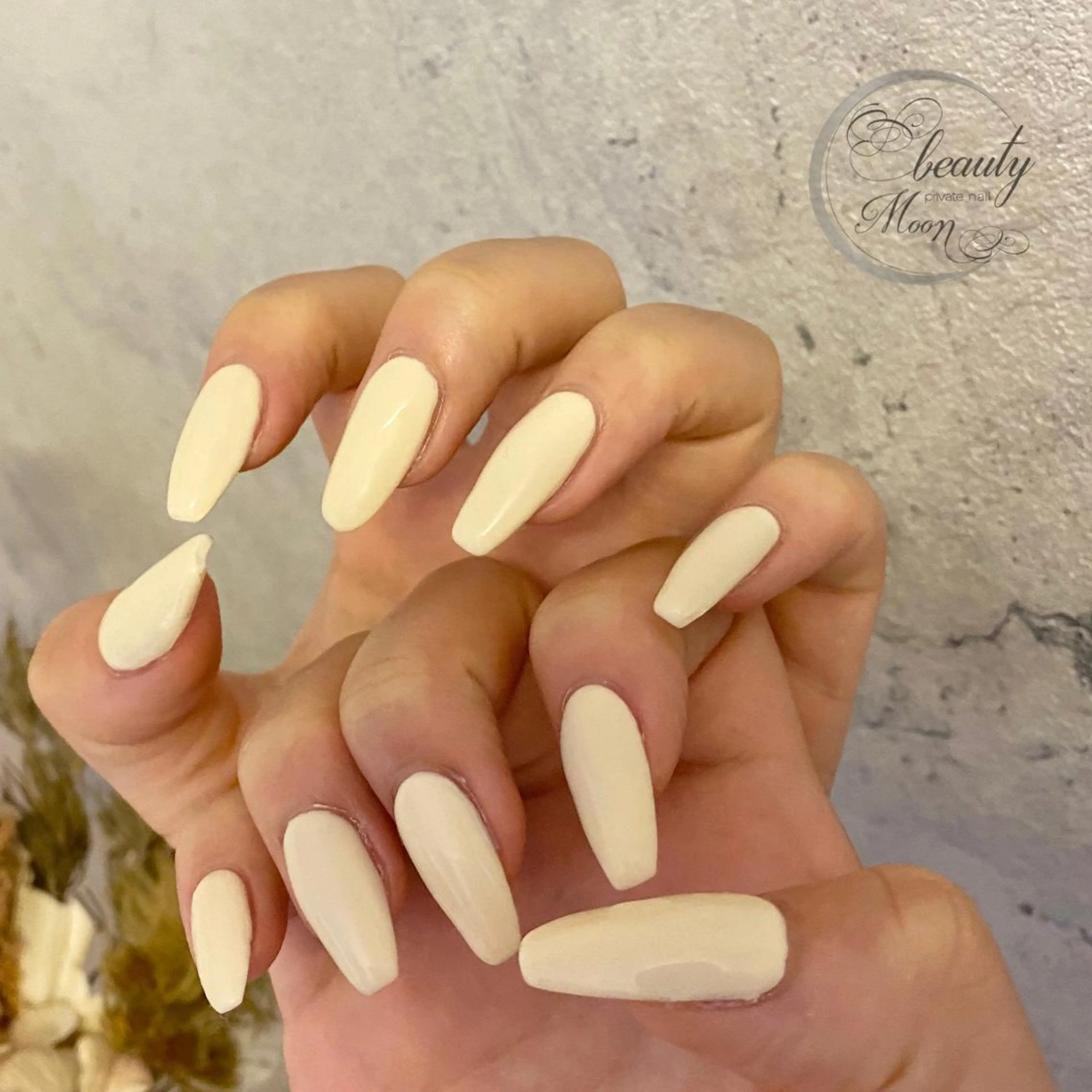 ネイル アートネイル ハート ミラーネイル ワンカラーネイル beauty ☪︎moonのネイルデザイン