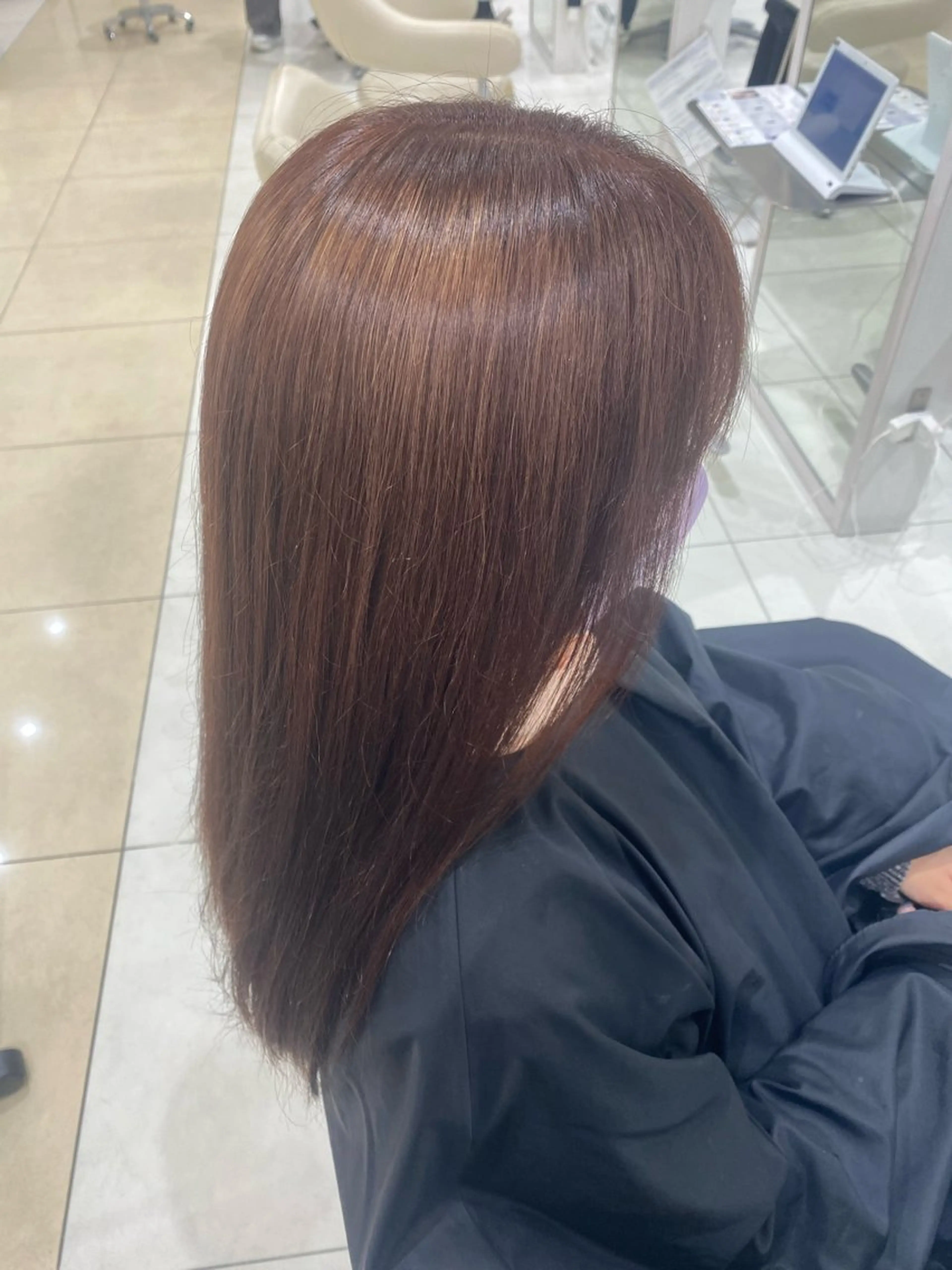 ロング カラー 中山 愛美莉のヘアスタイル