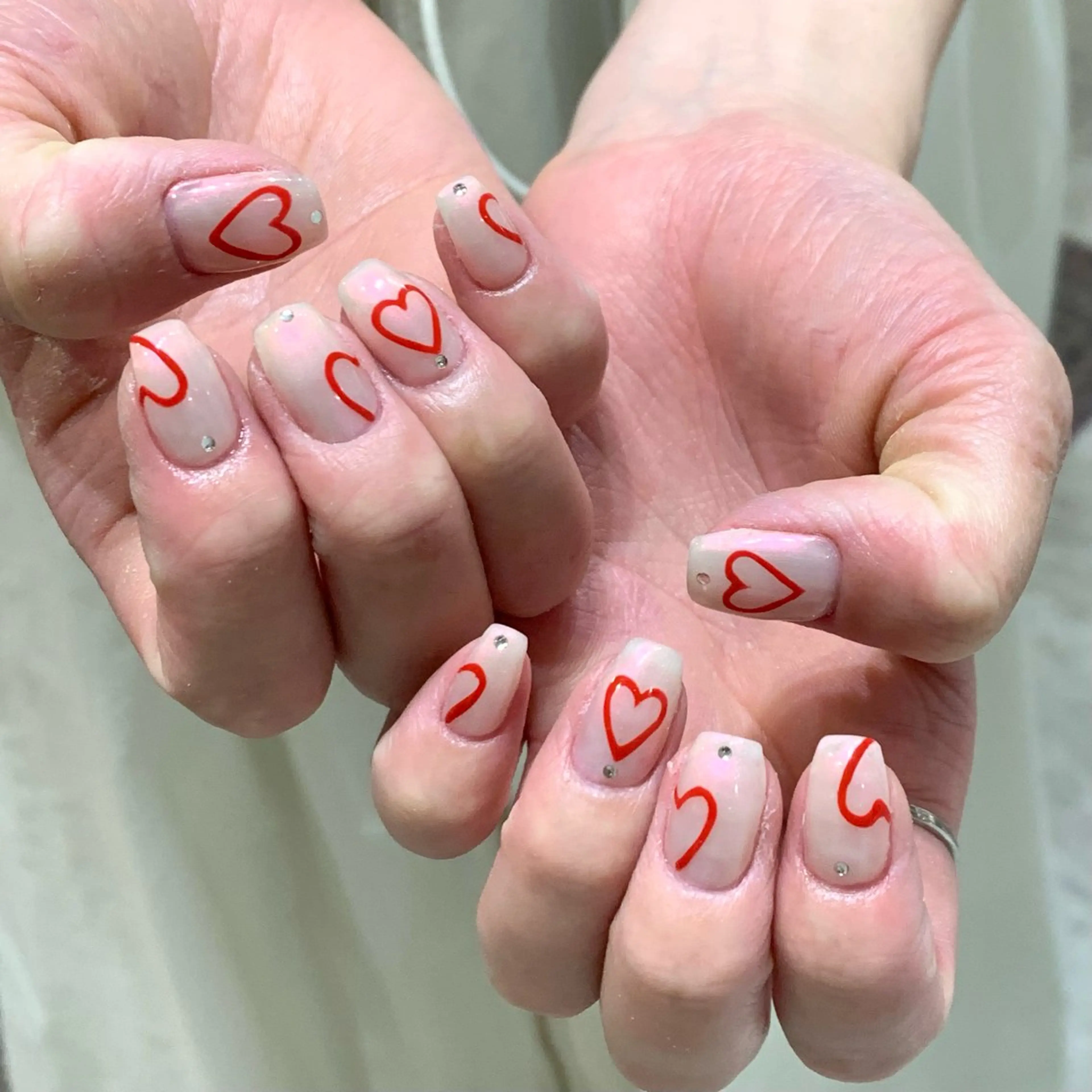 ネイル ハンドネイル 0203ムニムサン 💙Sayakaのネイルデザイン