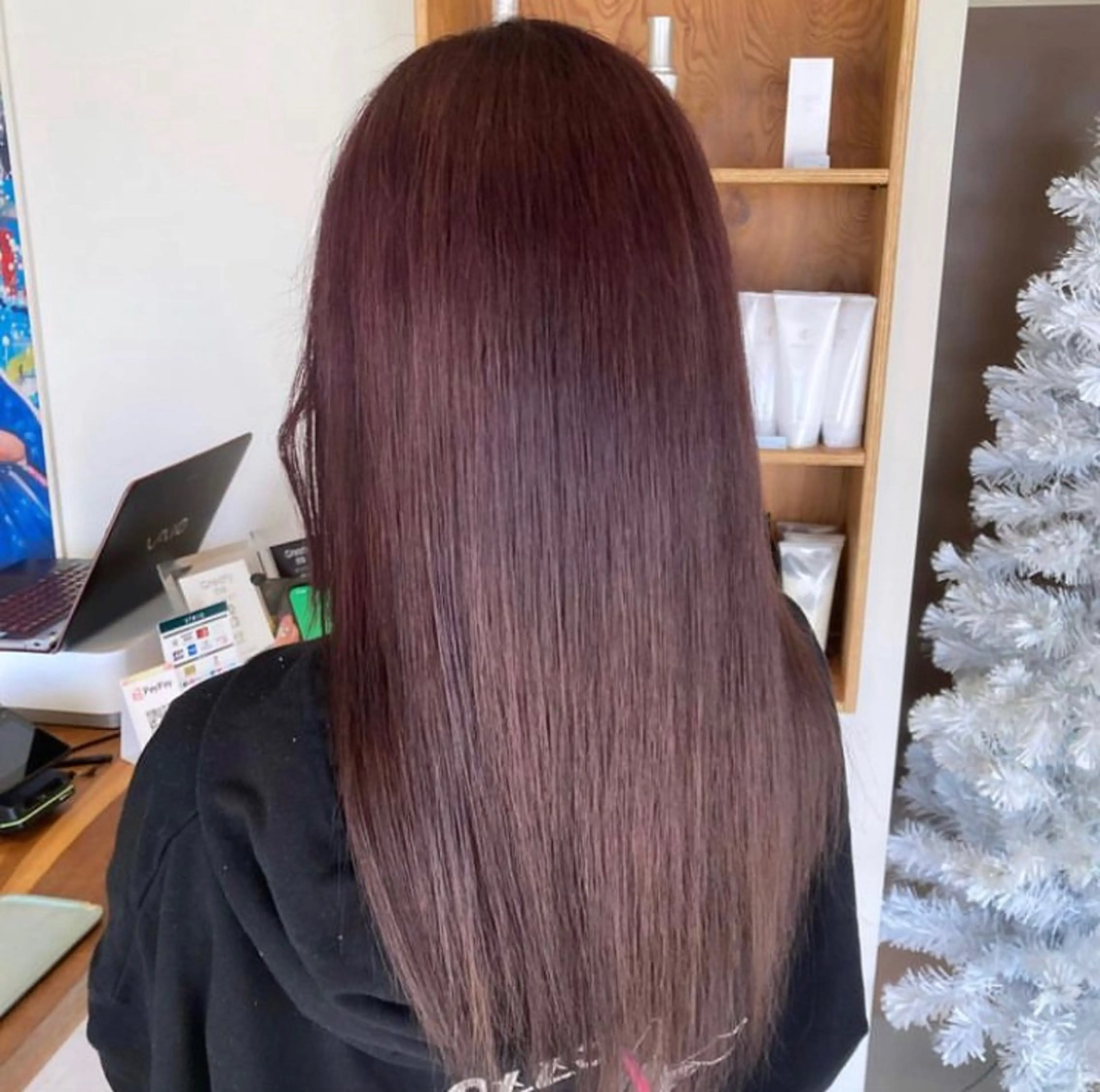 ロング カラー ブリーチ ブリーチなしカラー ロング ヘアカラー 海琉/ハイトーン/ 透明感カラー💛のヘアスタイル