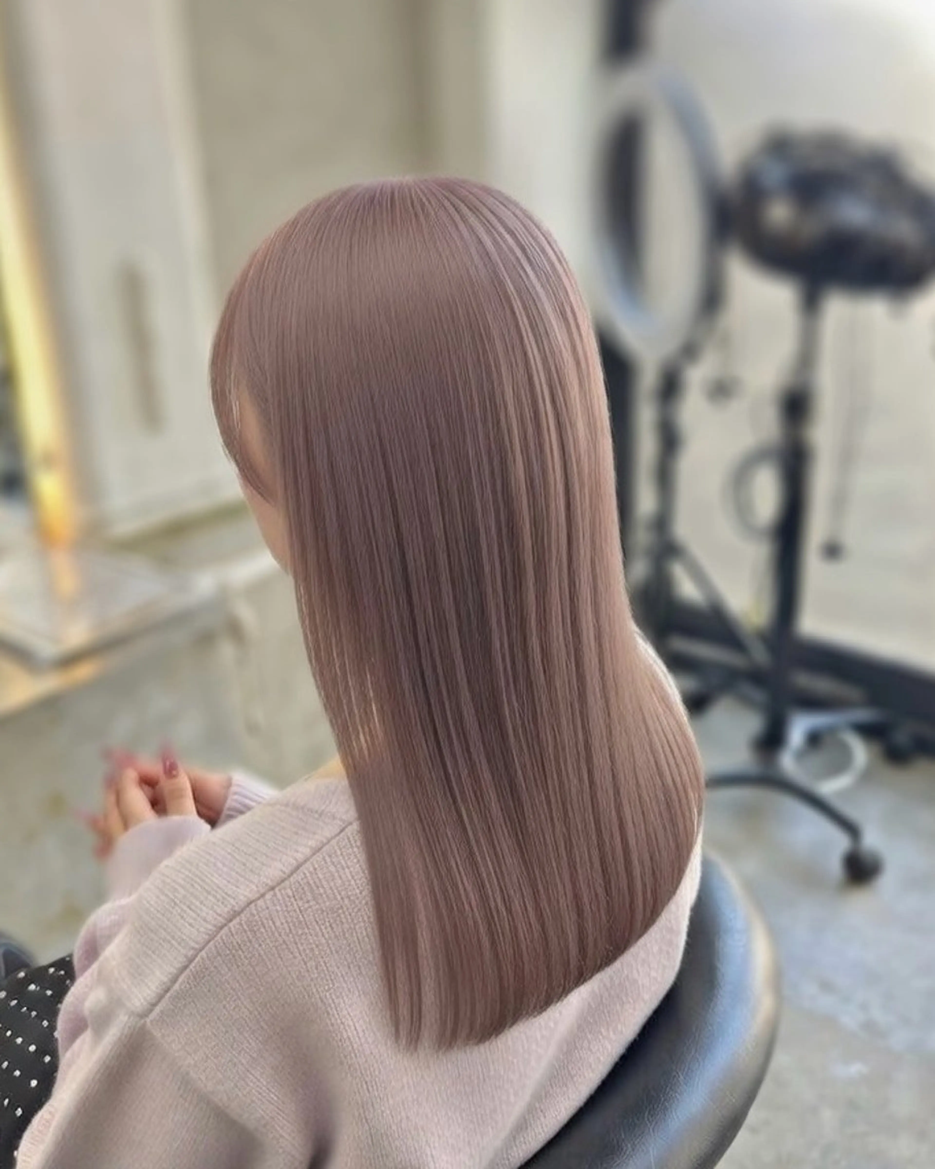 ロング カット ヘアカラー トリートメント ケアブリーチ/ 髪質改善/垣尾颯大のヘアスタイル