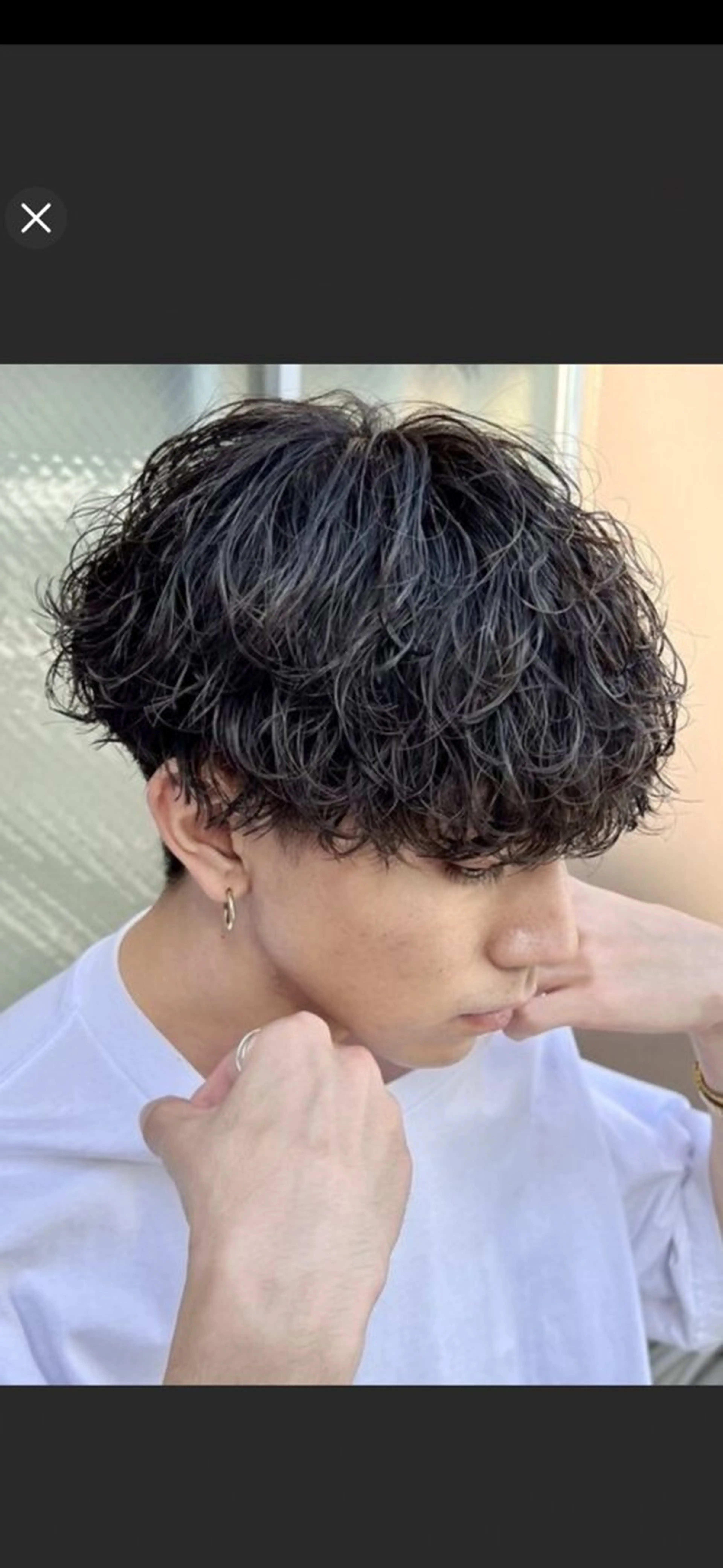 パーマ メンズ カット パーマ ☀️メンズパーマ☀️ /栄/濵﨑新成のヘアスタイル