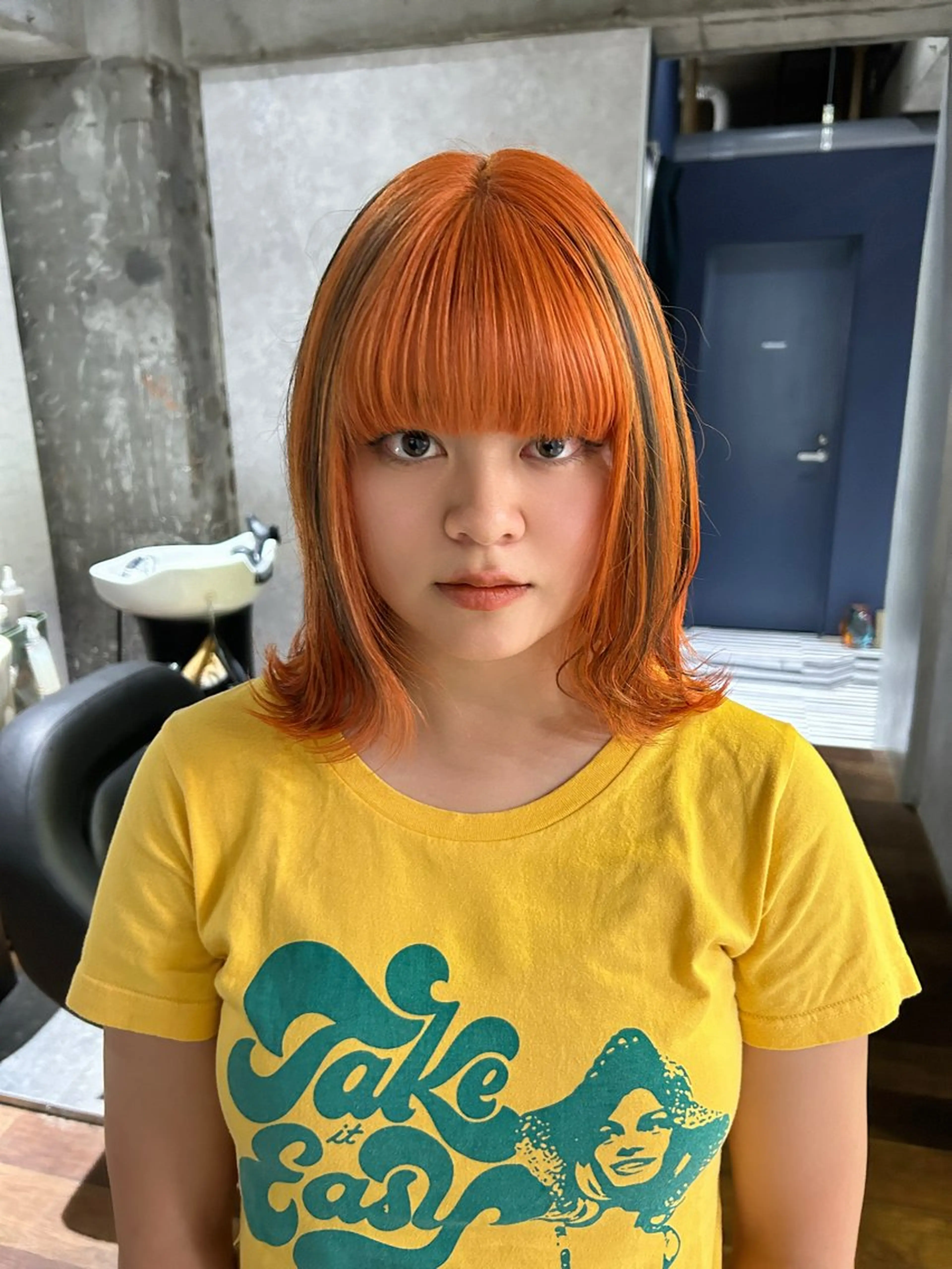 ミディアム カラー ナチュラル・ハイトー ン🏆HINOKIのヘアスタイル