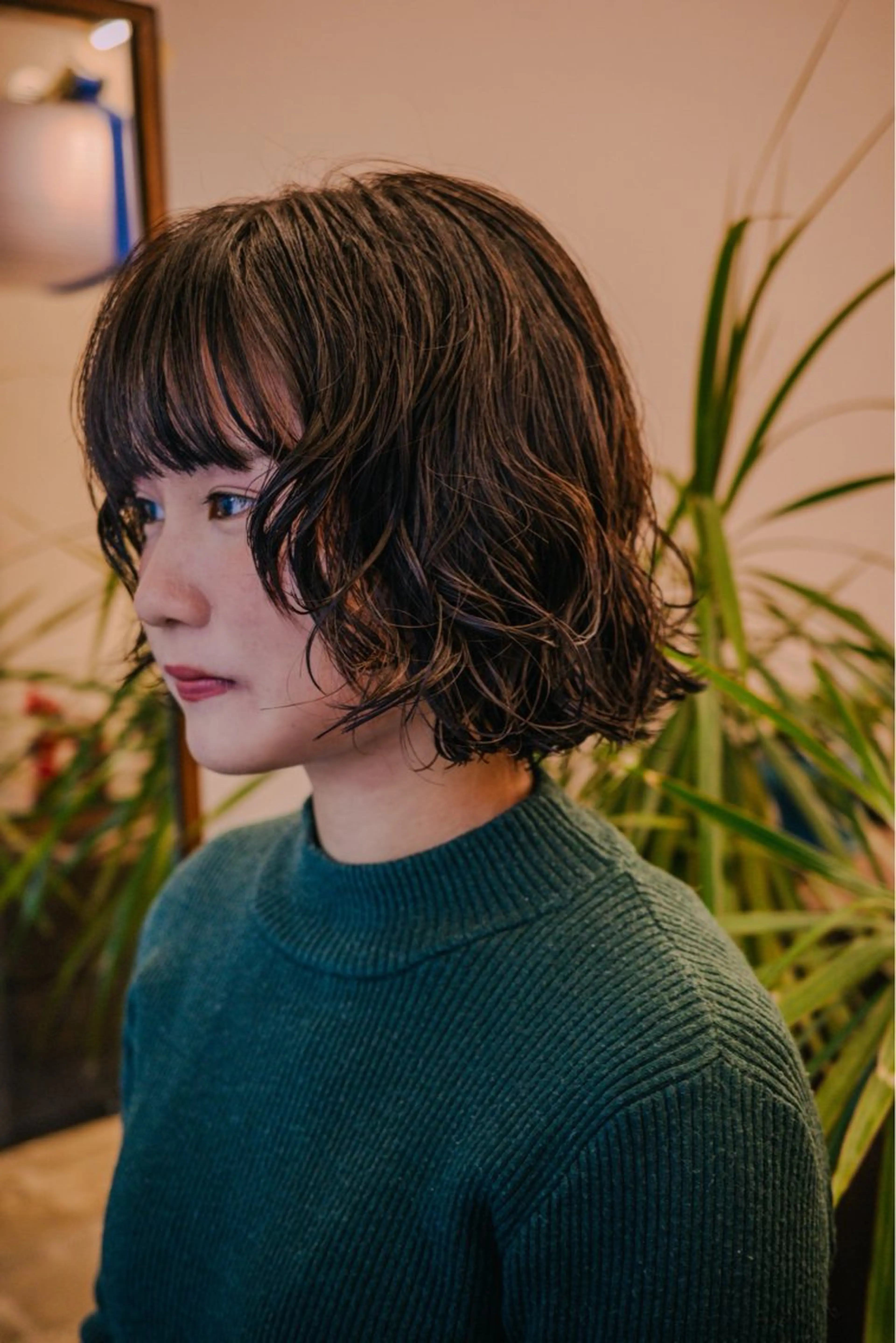 ミディアム パーマ 渡邉 悠斗のヘアスタイル