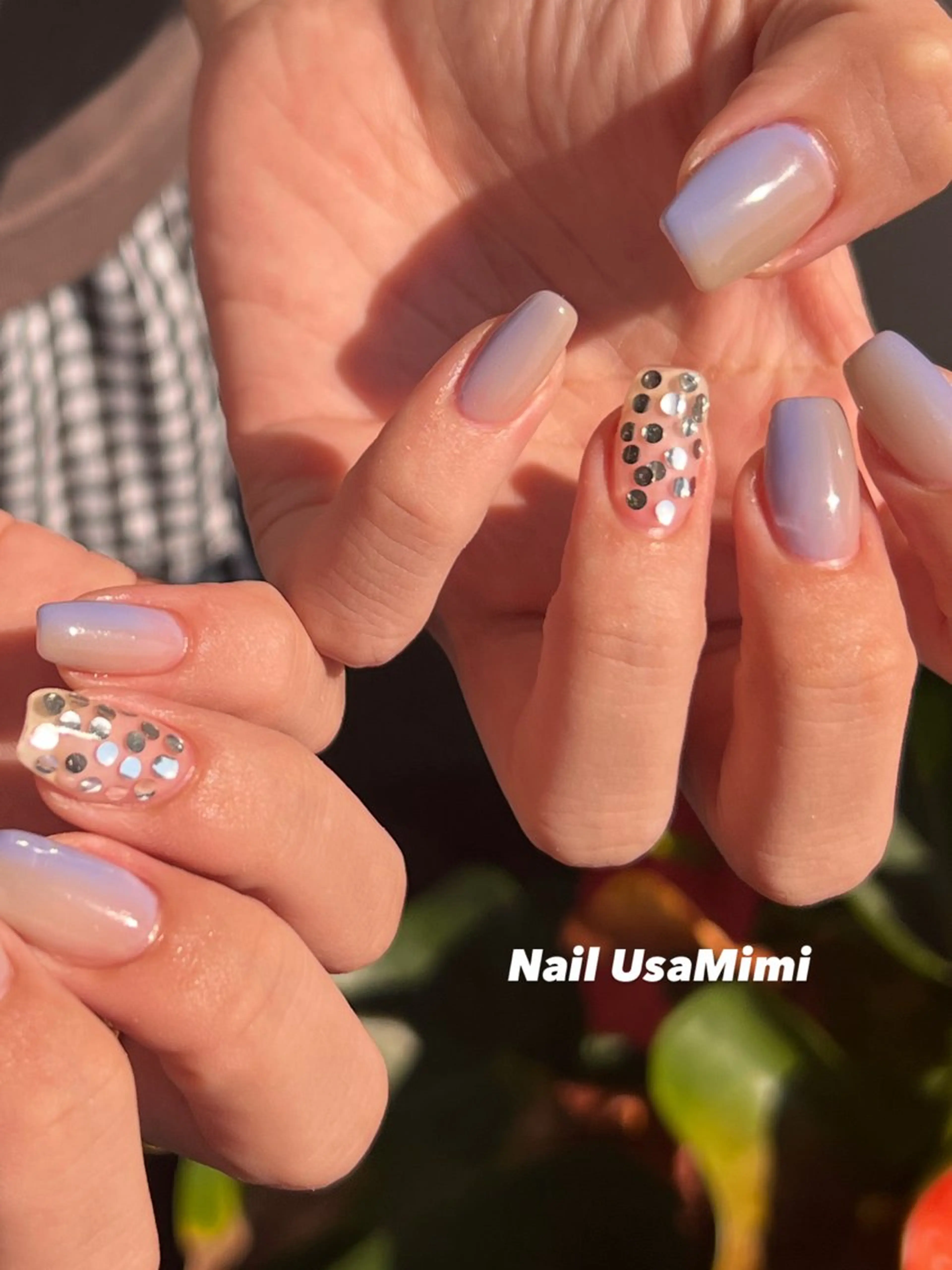 ミディアム ハンドネイル 本町Nail Usa Mimi  SAKIのネイルデザイン