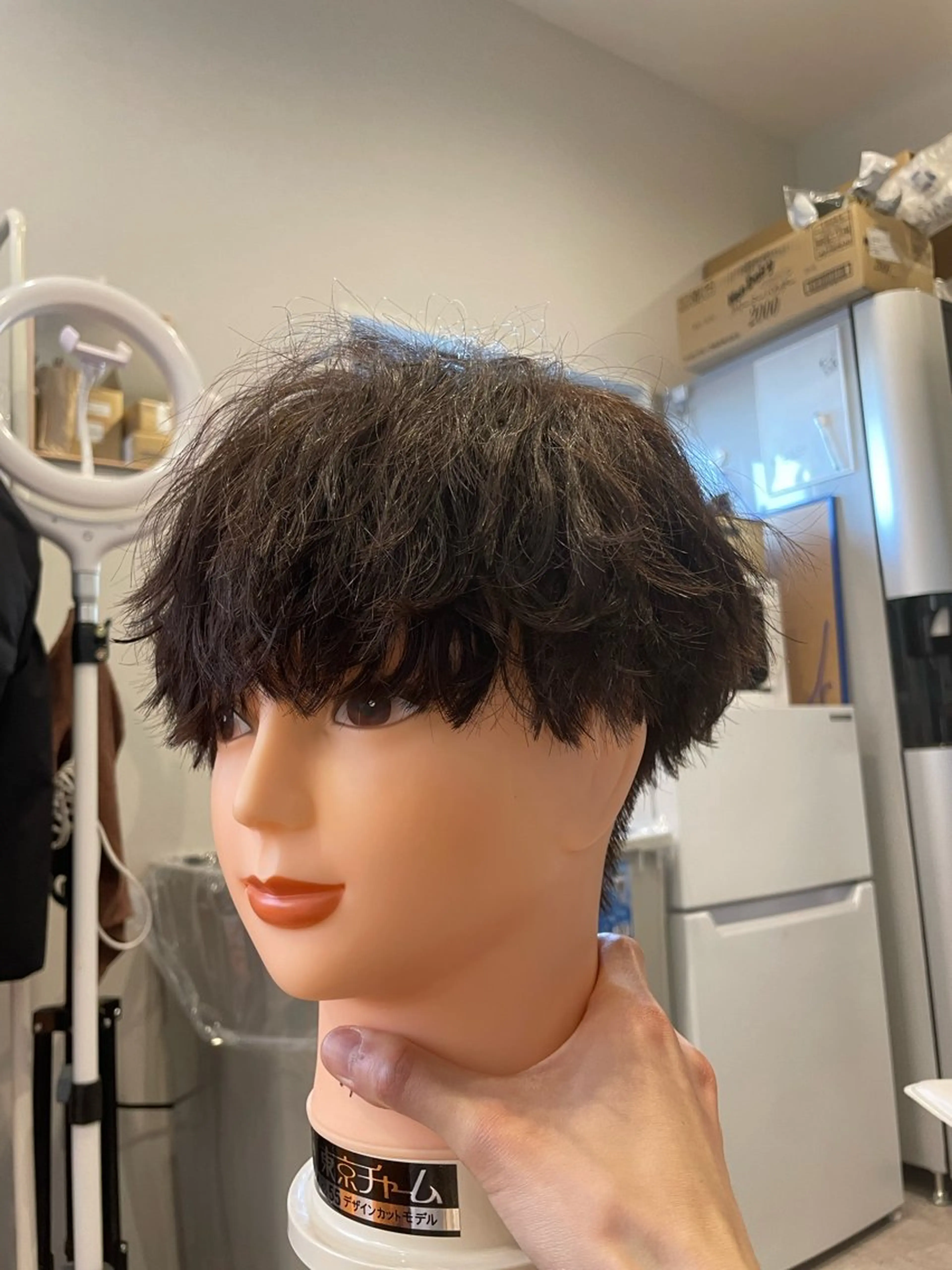 メンズ メンズパーマ 波巻きパーマ 髪質改善/ 上村旺武のヘアスタイル