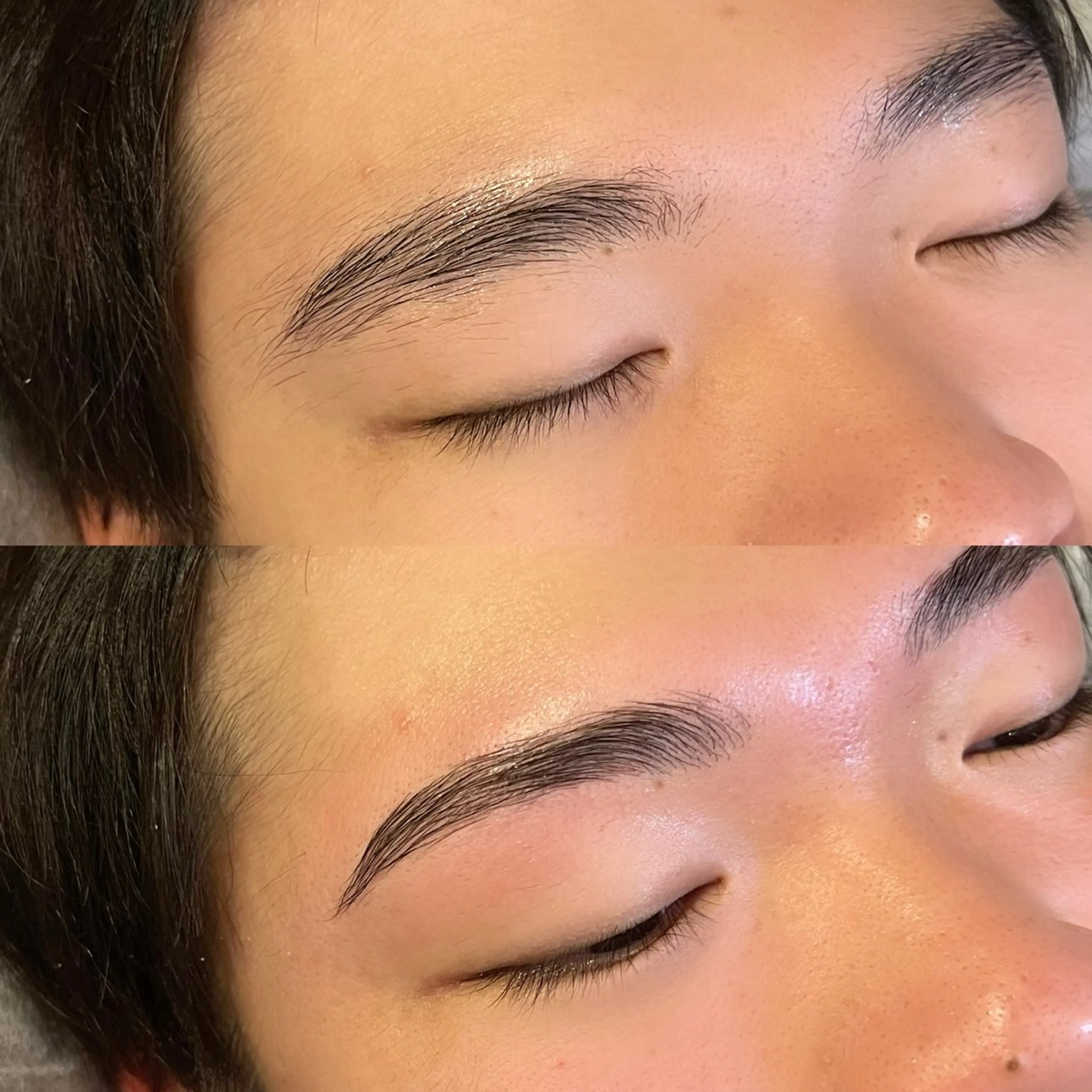 メンズ アイブロウ ハリウッドブロウリフト メンズアイブロウ ワックス脱毛 眉カット その他(アイブロウ) 🤍ྀི束感まつげ 佐藤ももか🤍ྀིのマツエク・マツパデザイン