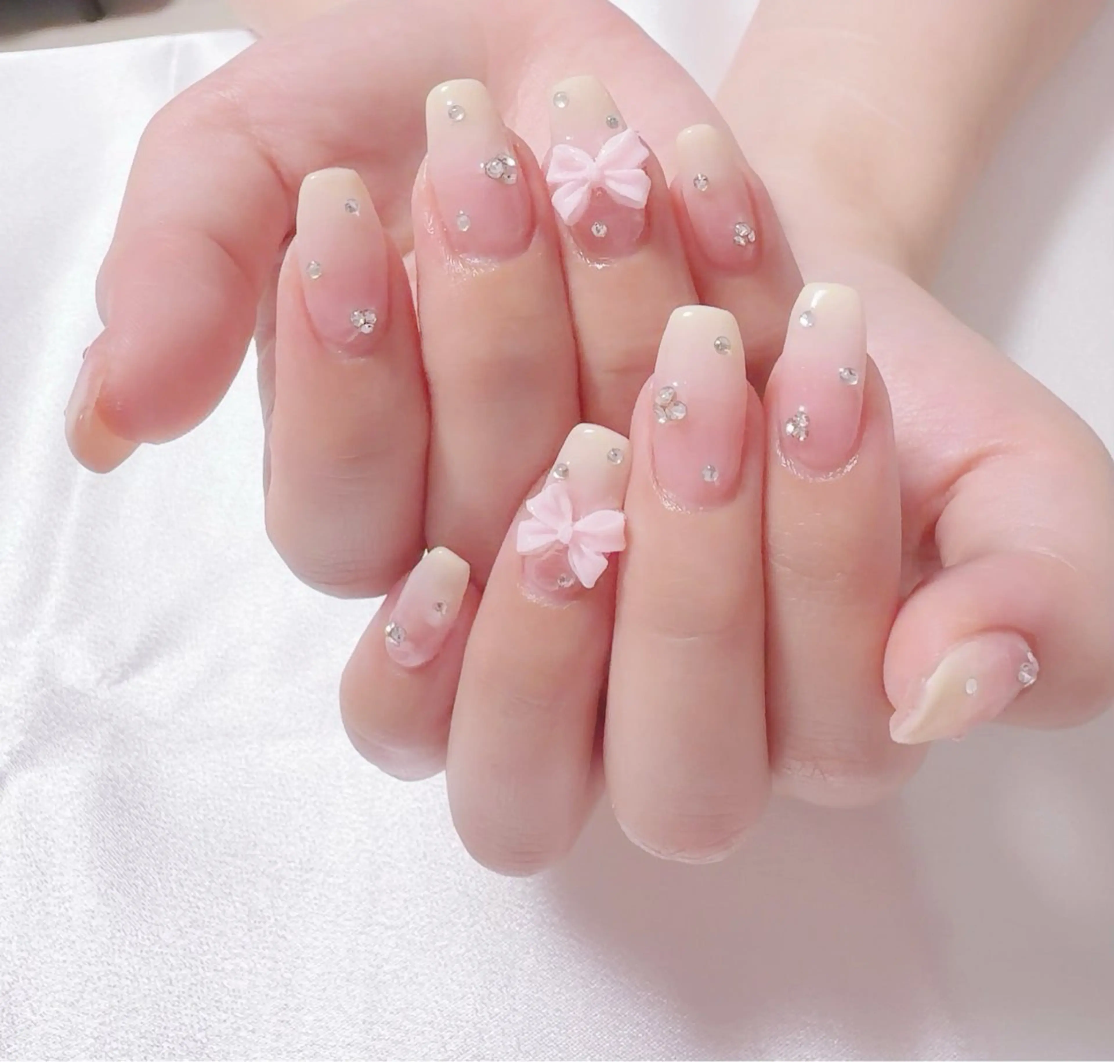ネイル ピンク 黄色 nail lumièreのネイルデザイン