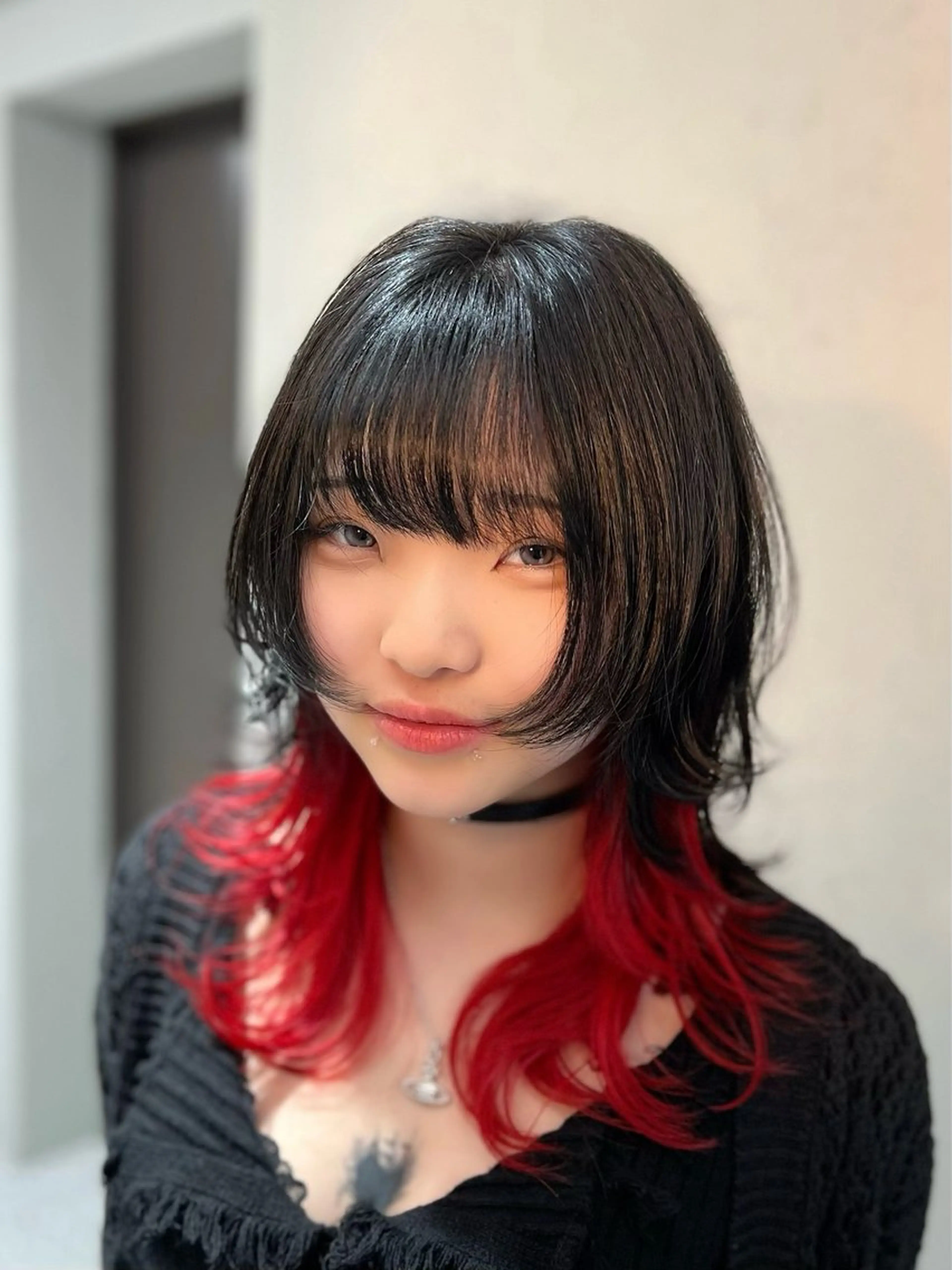 ロング カラー 髪質改善/ウルフ ダブルカラー/ショウのヘアスタイル