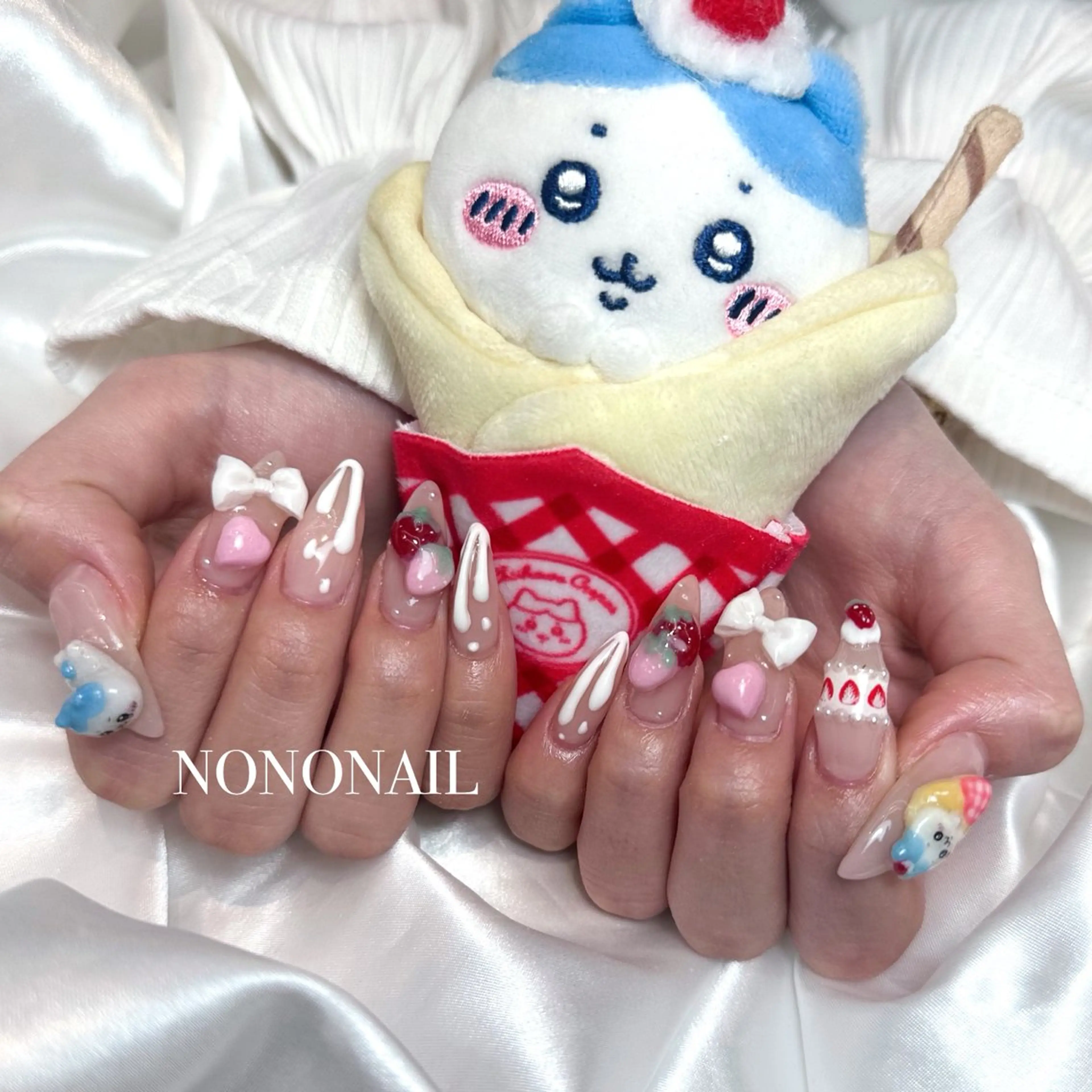 ネイル ピンク nono/ 熊取ﾈｲﾙｻﾛﾝのネイルデザイン