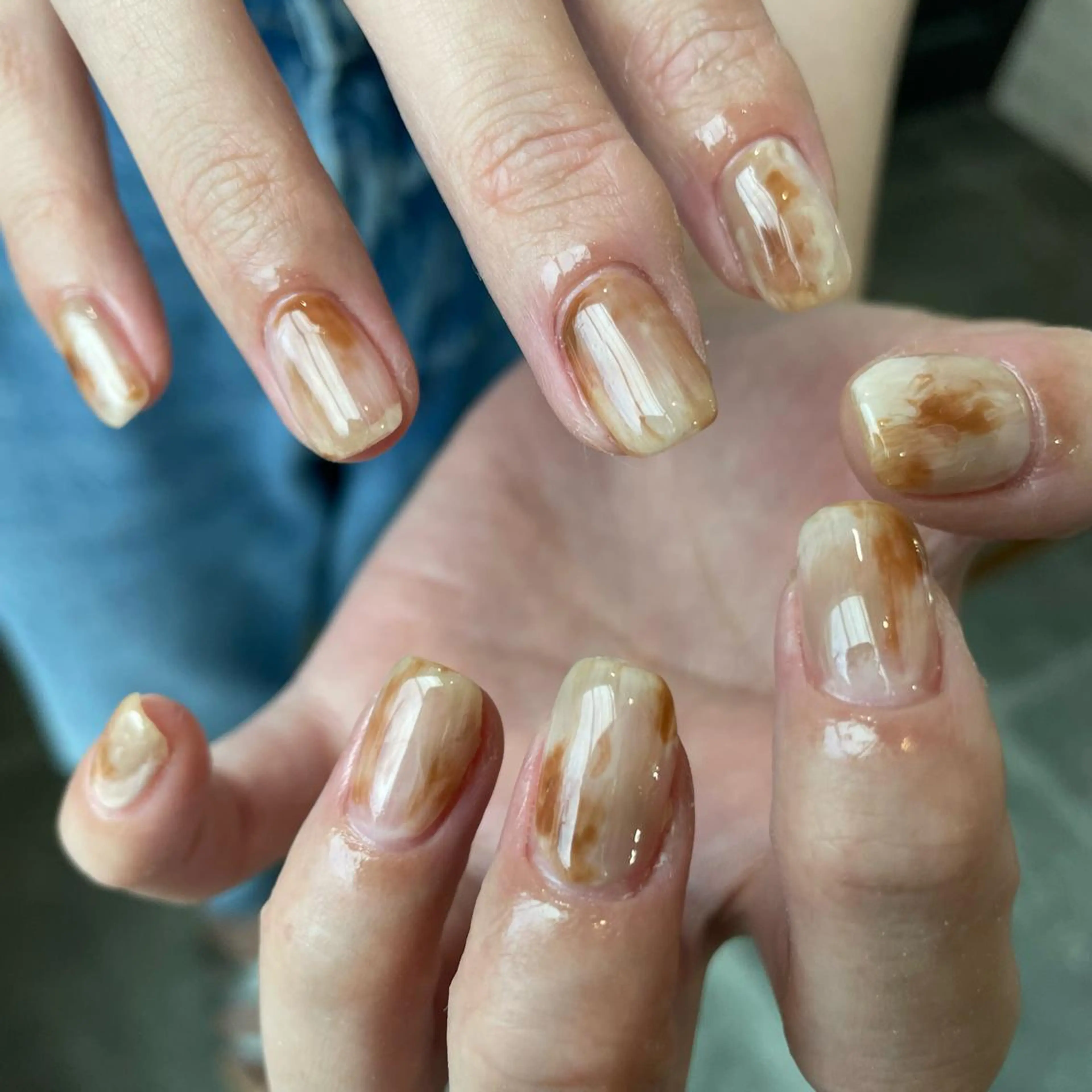 ネイル シンプルネイル SOL　nail イマナカのネイルデザイン