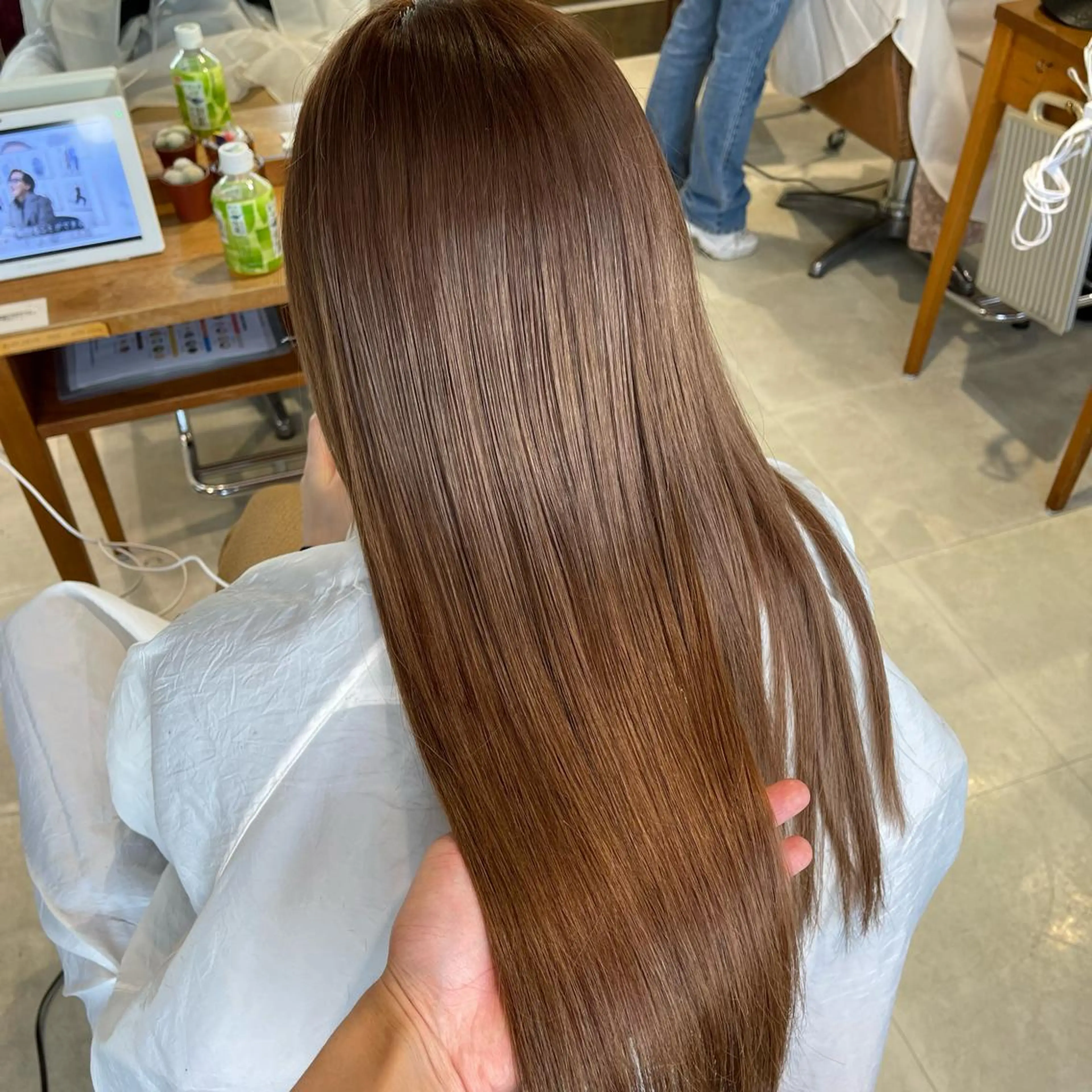 ロング ブリーチ🔥ベージュ /グレー/daikiのヘアスタイル