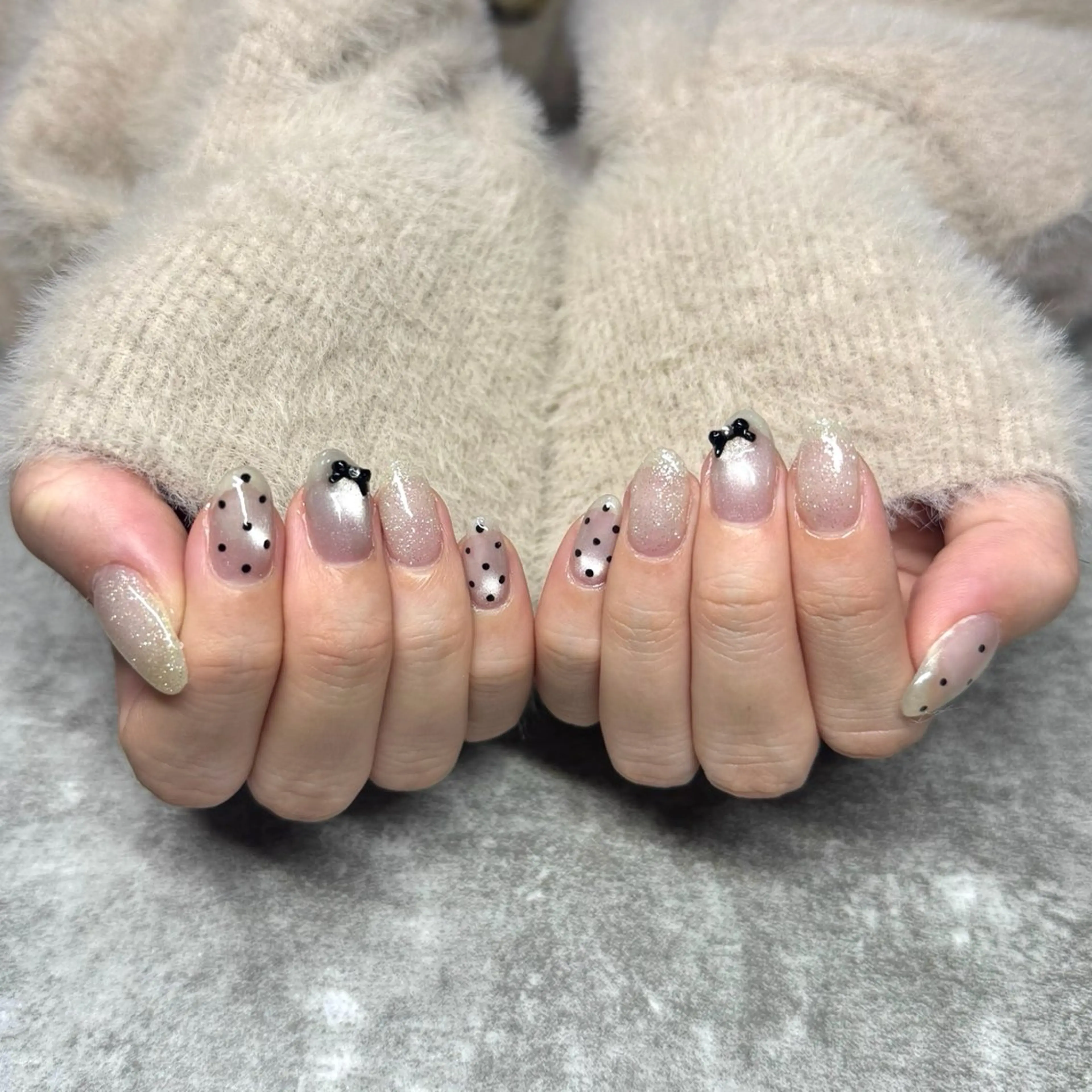 ネイル ハンドネイル ﾊﾗ ｱｲｶのネイルデザイン