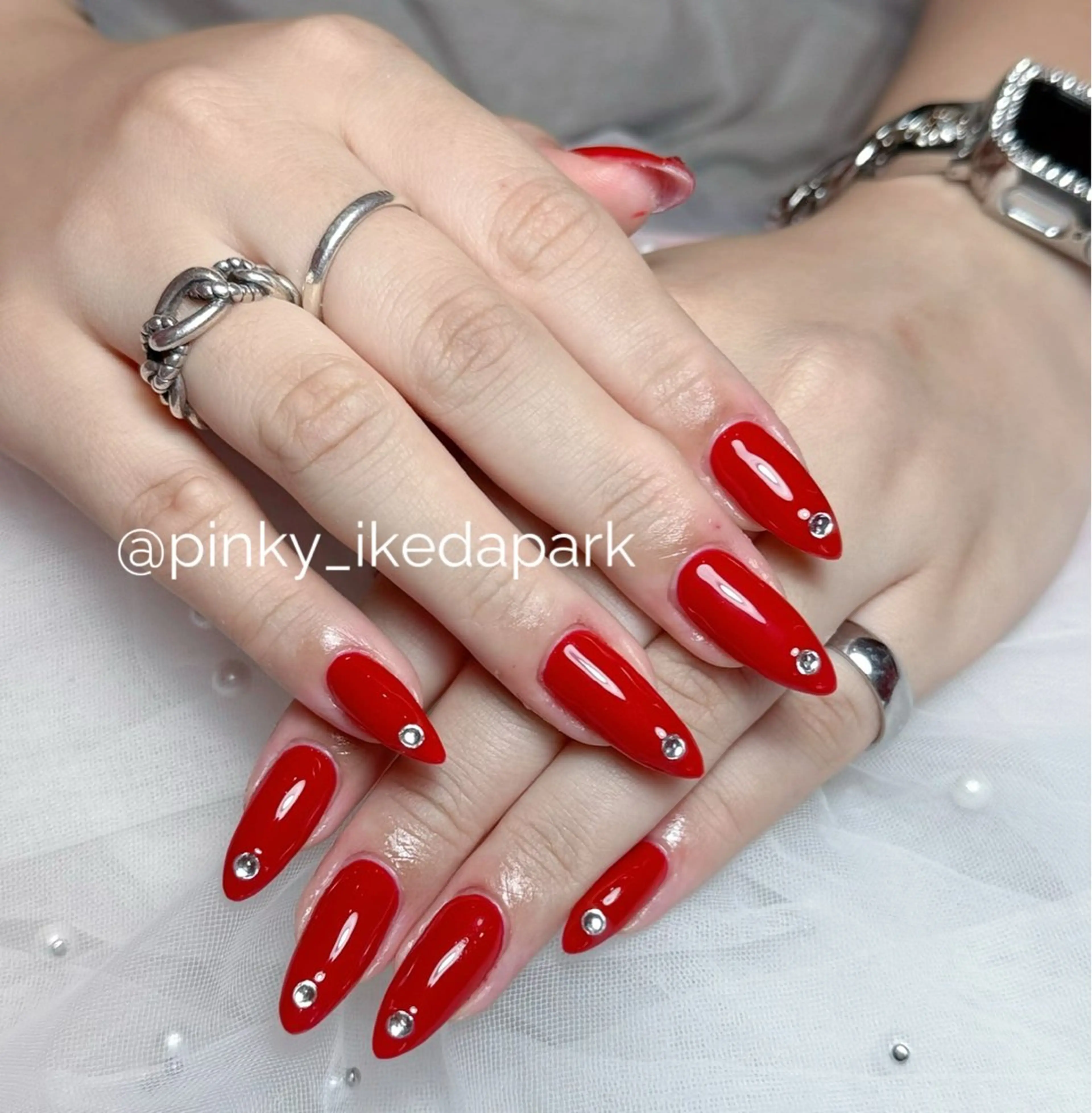 ネイル ハンドネイル ピンキー 池田公園店のネイルデザイン