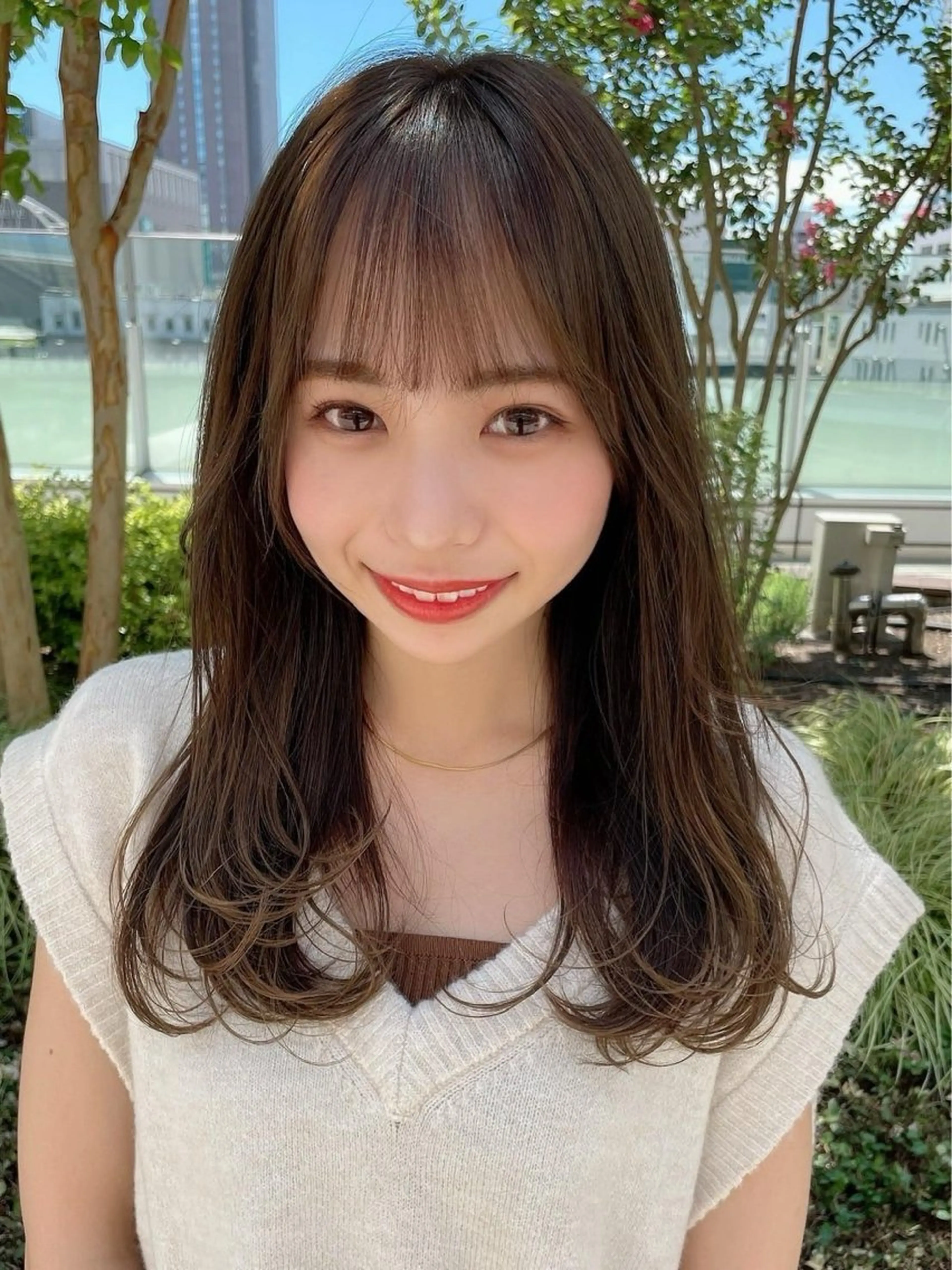 セミロング _WHITE 天神店のヘアスタイル