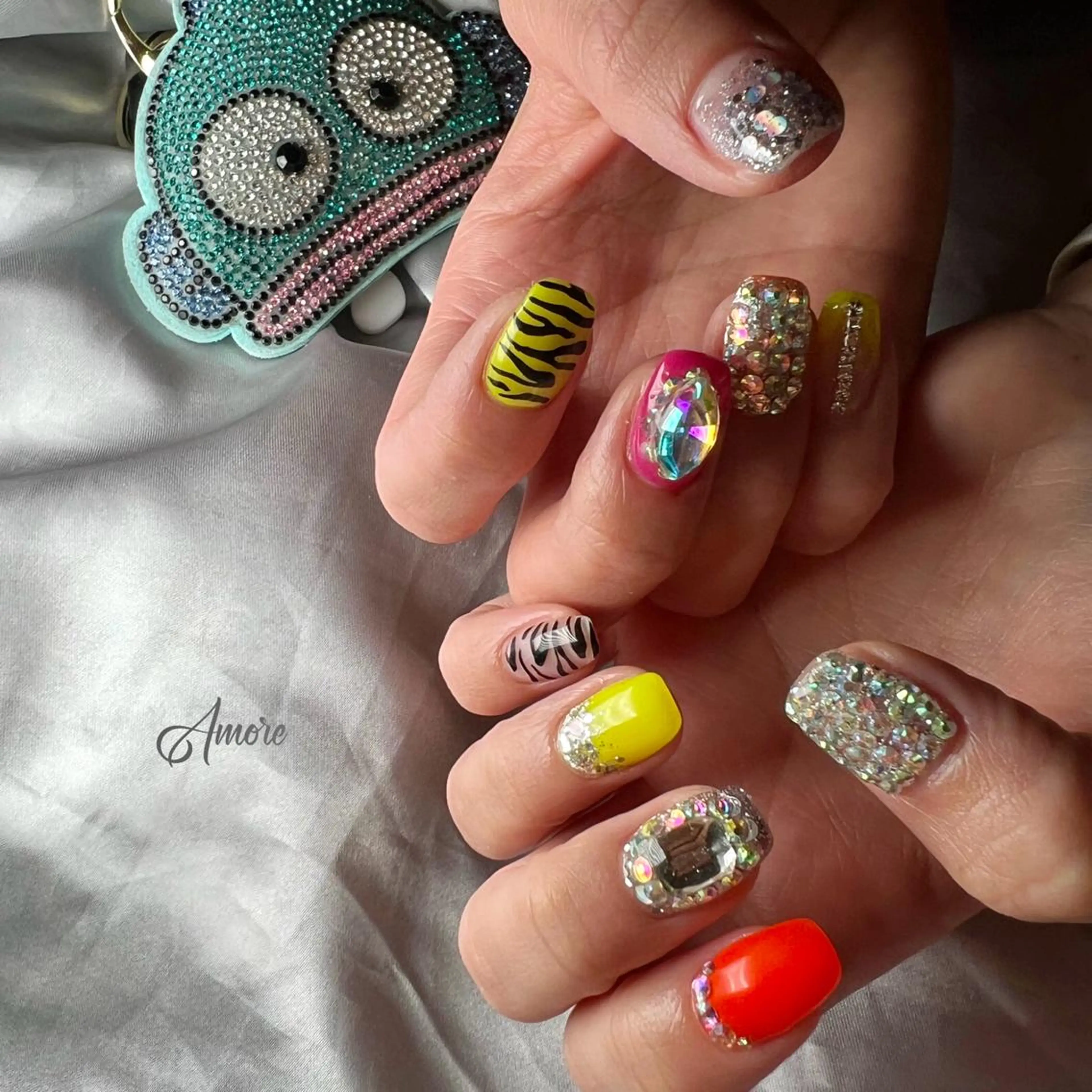 ネイル ジェルネイル 韓国ネイル ミラーネイル オフィスネイル パラジェル You kyehwaのネイルデザイン