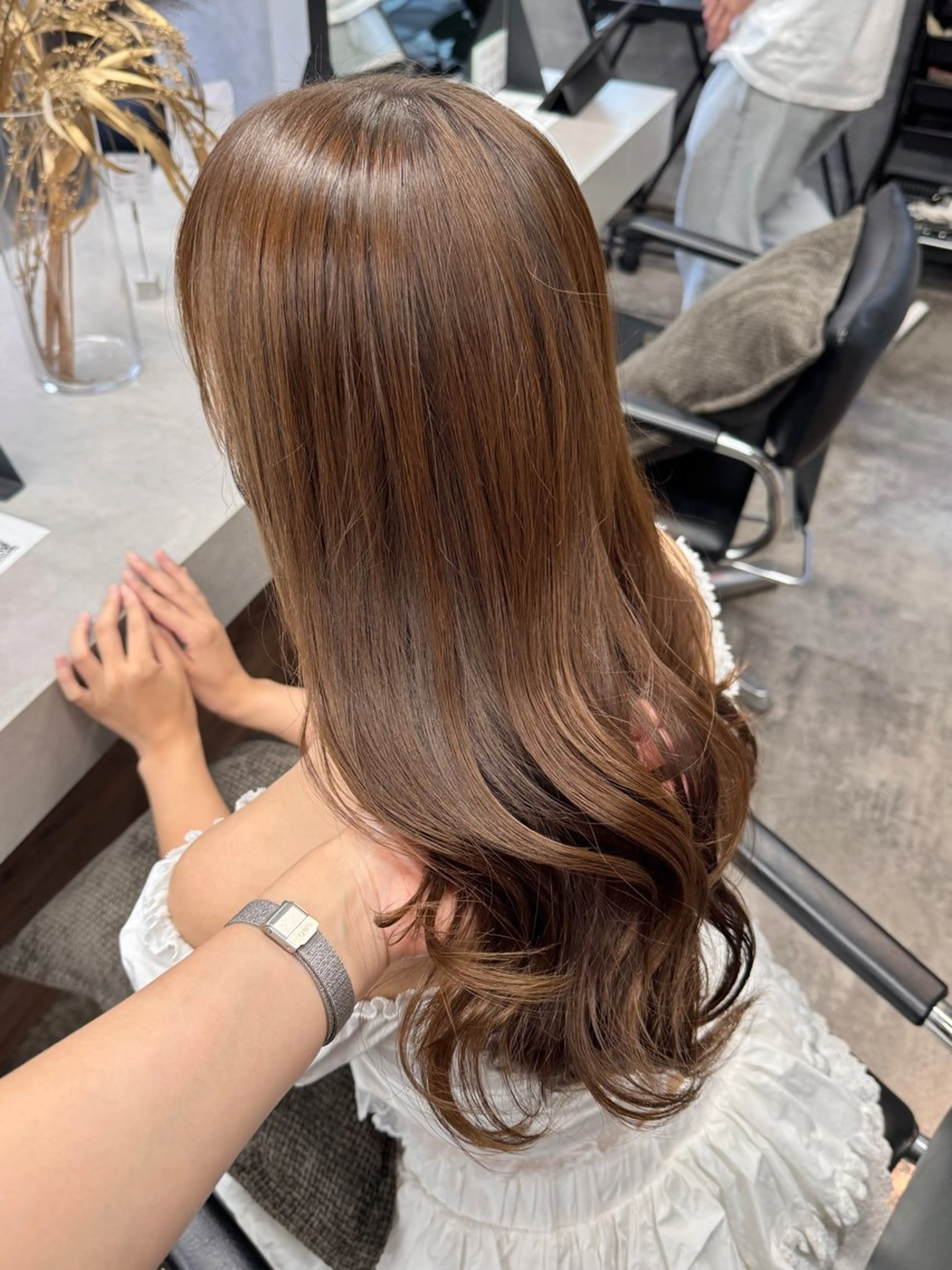 セミロング ヘアカラー トリートメント 髪質改善/艶髪 MINAMIのヘアスタイル