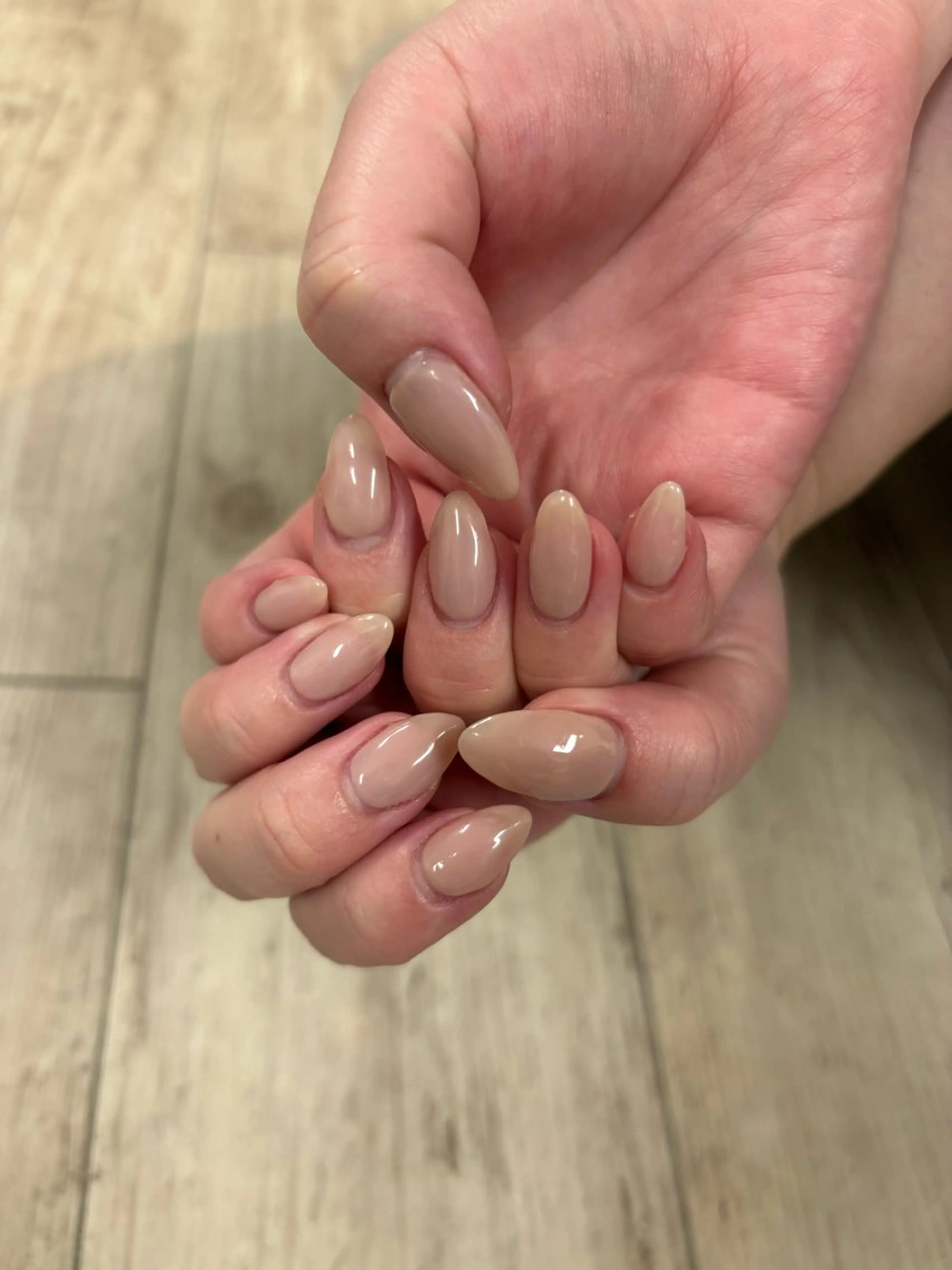 ネイル ワンカラーネイル 倉島 櫻のネイルデザイン