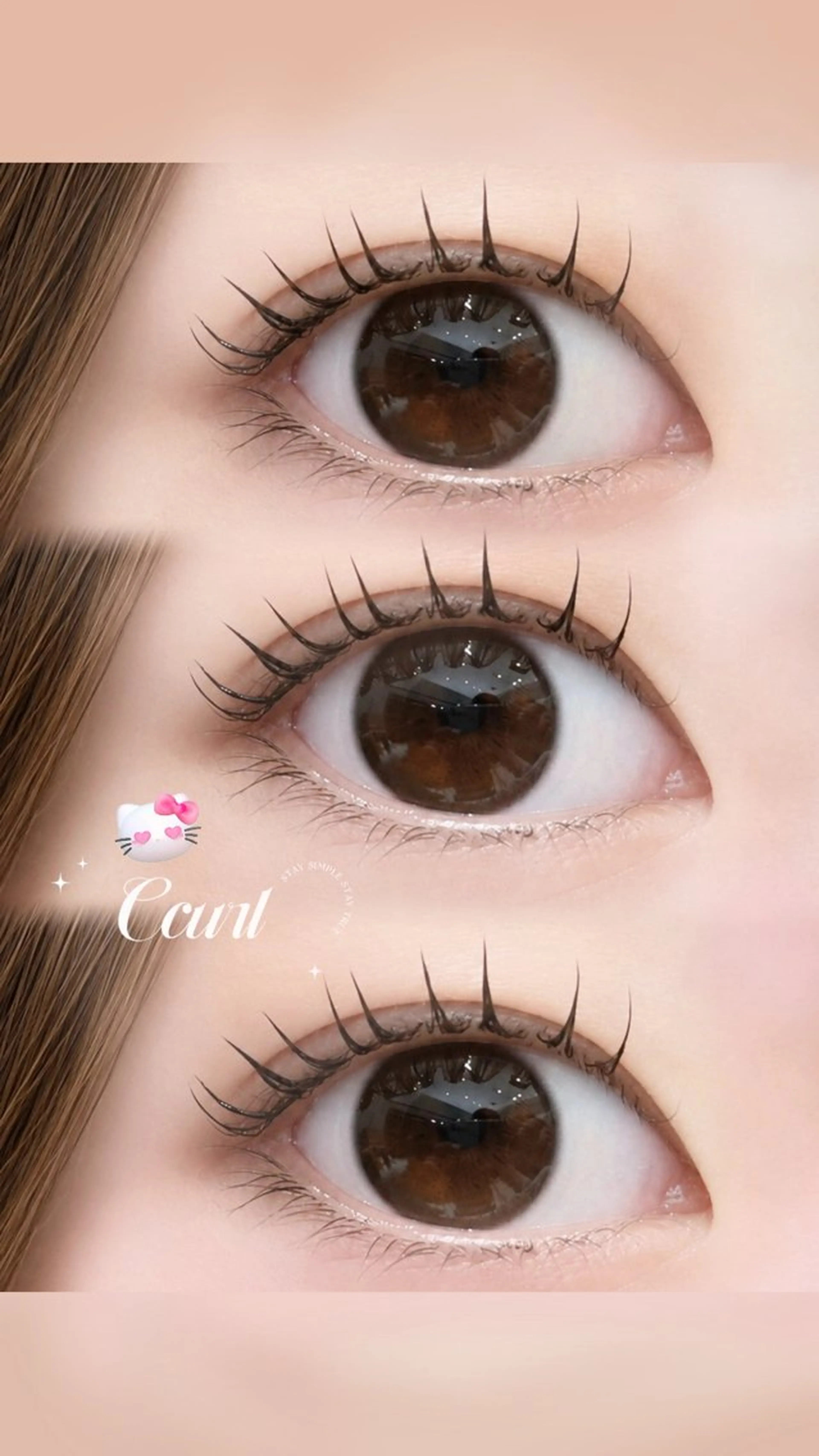マツエク・マツパ 束感まつ毛 Cカール 原田 美羽🎀のマツエク・マツパデザイン