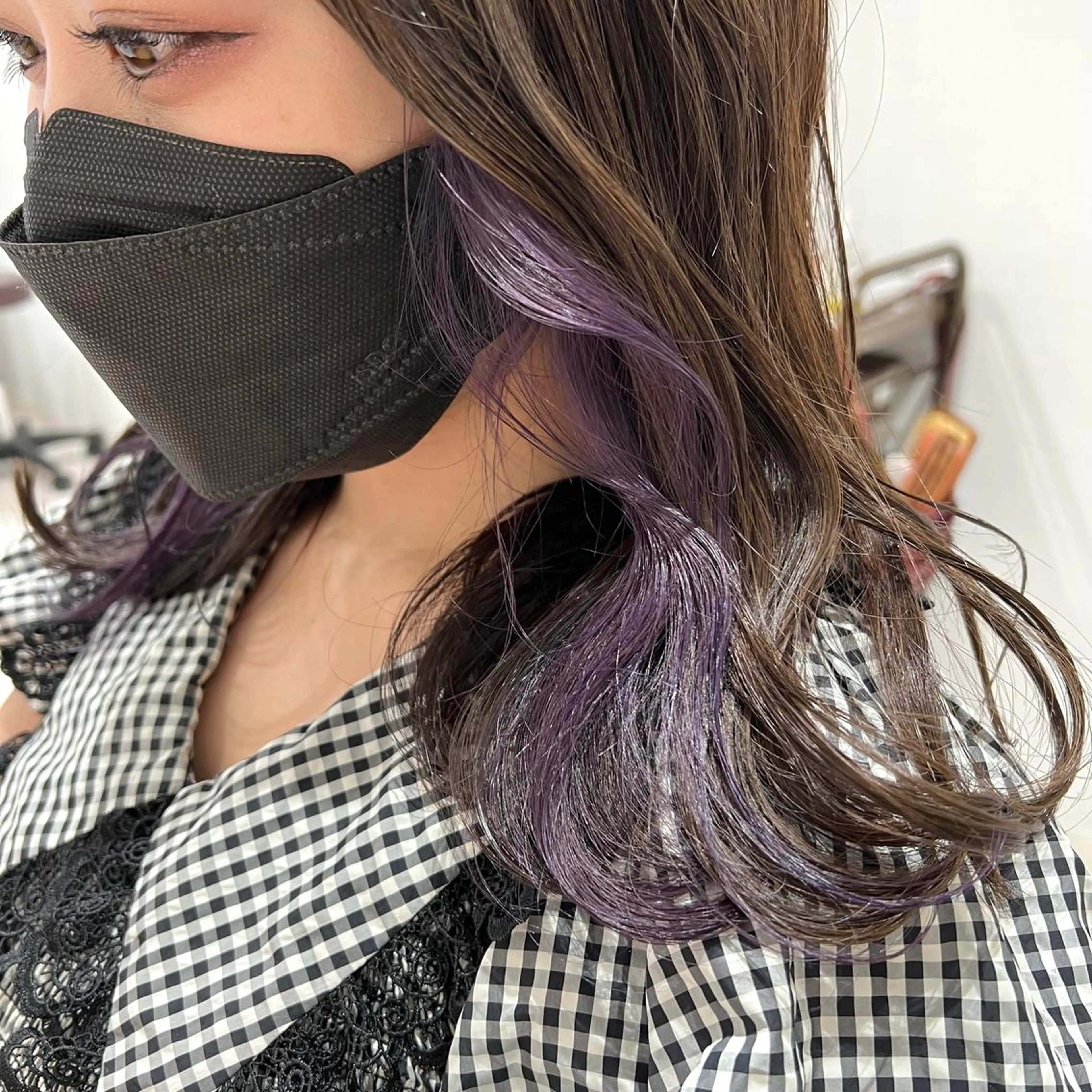 ミディアム カラー インナーカラー カット ヘアカラー 【髪質改善】 【美髪矯正】🌻店長のヘアスタイル