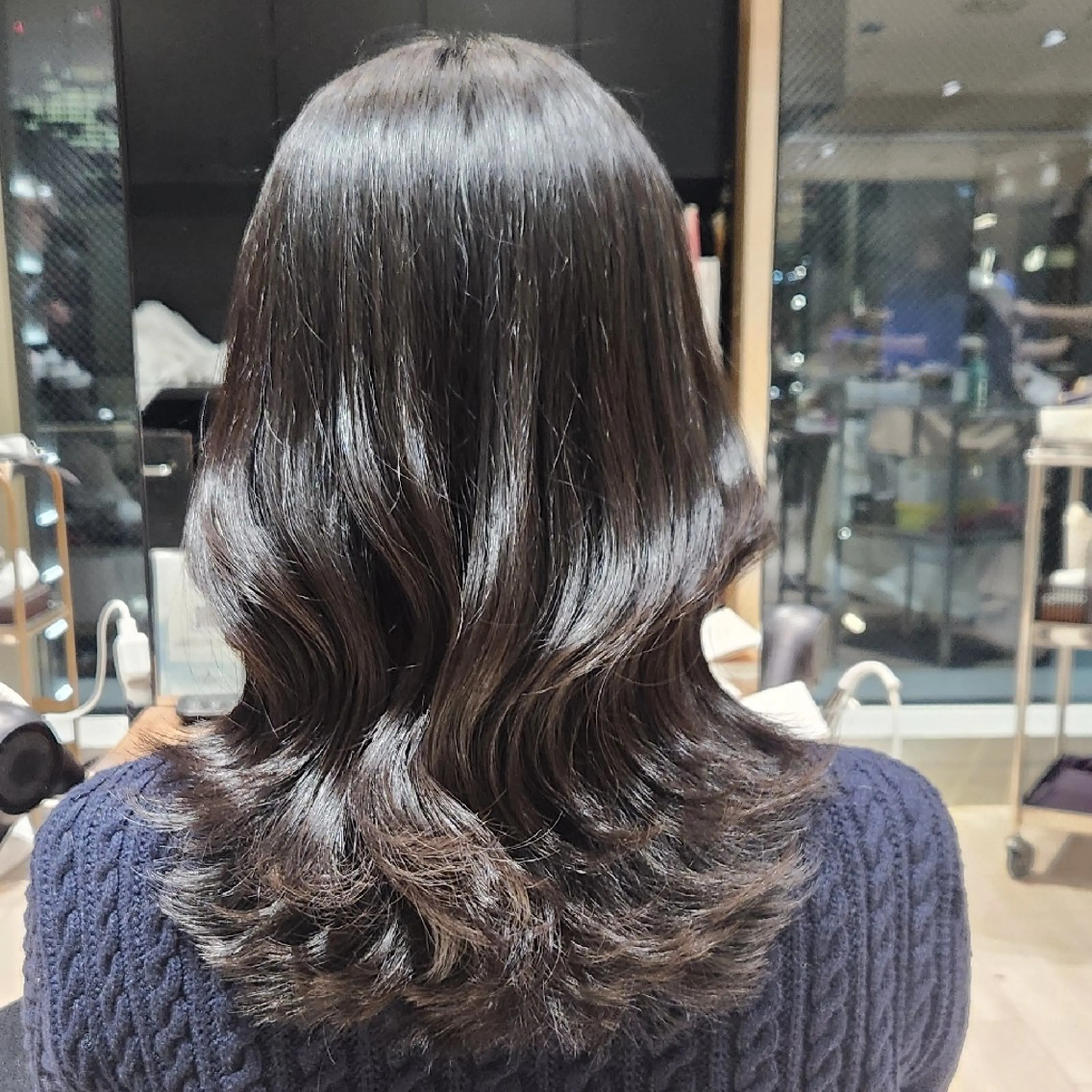 ミディアム ヘアカラー トリートメント Nanako。/韓国 ハッシュカットのヘアスタイル