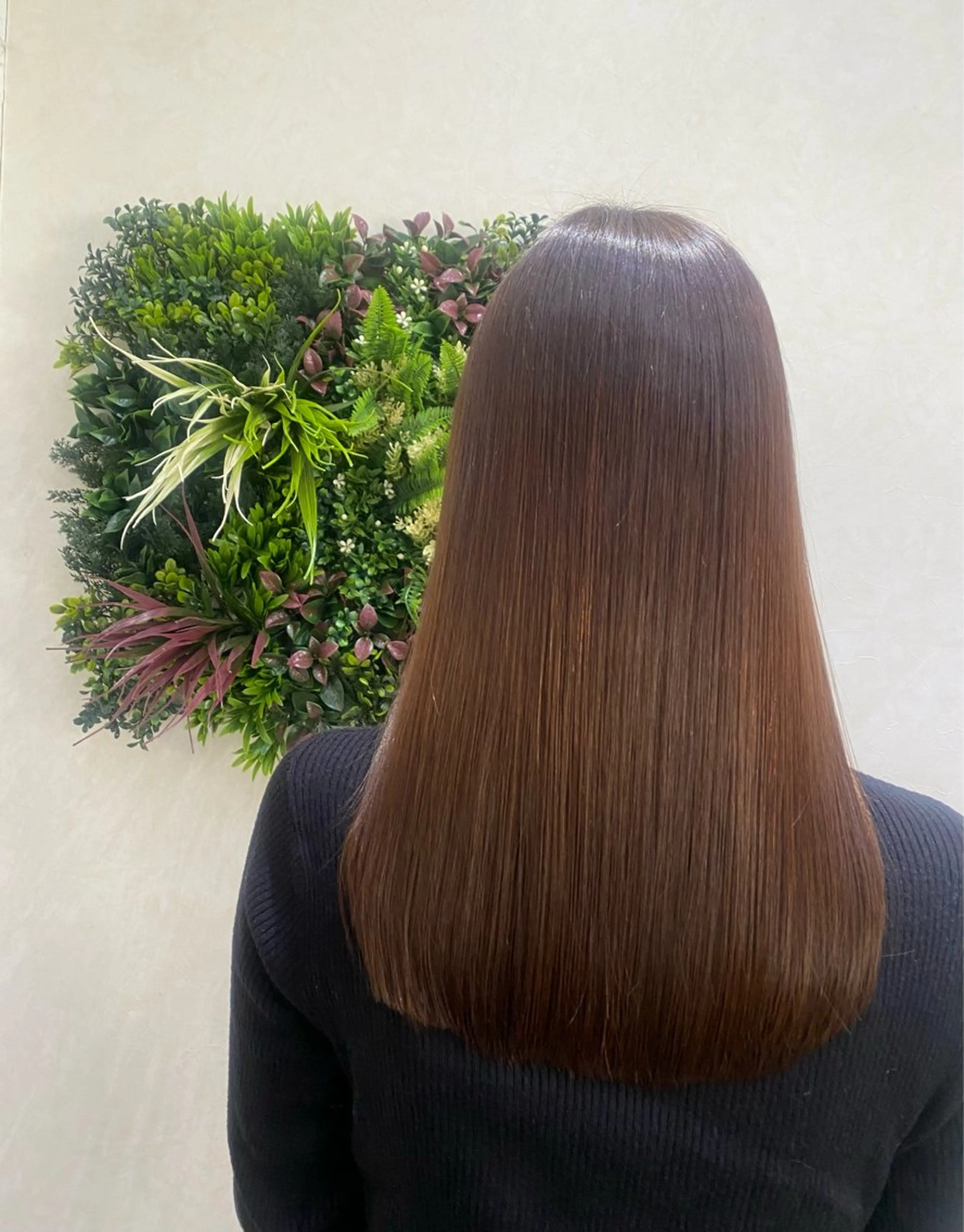 ロング カット ヘアカラー トリートメント N°+aero 😊れいか😊のヘアスタイル