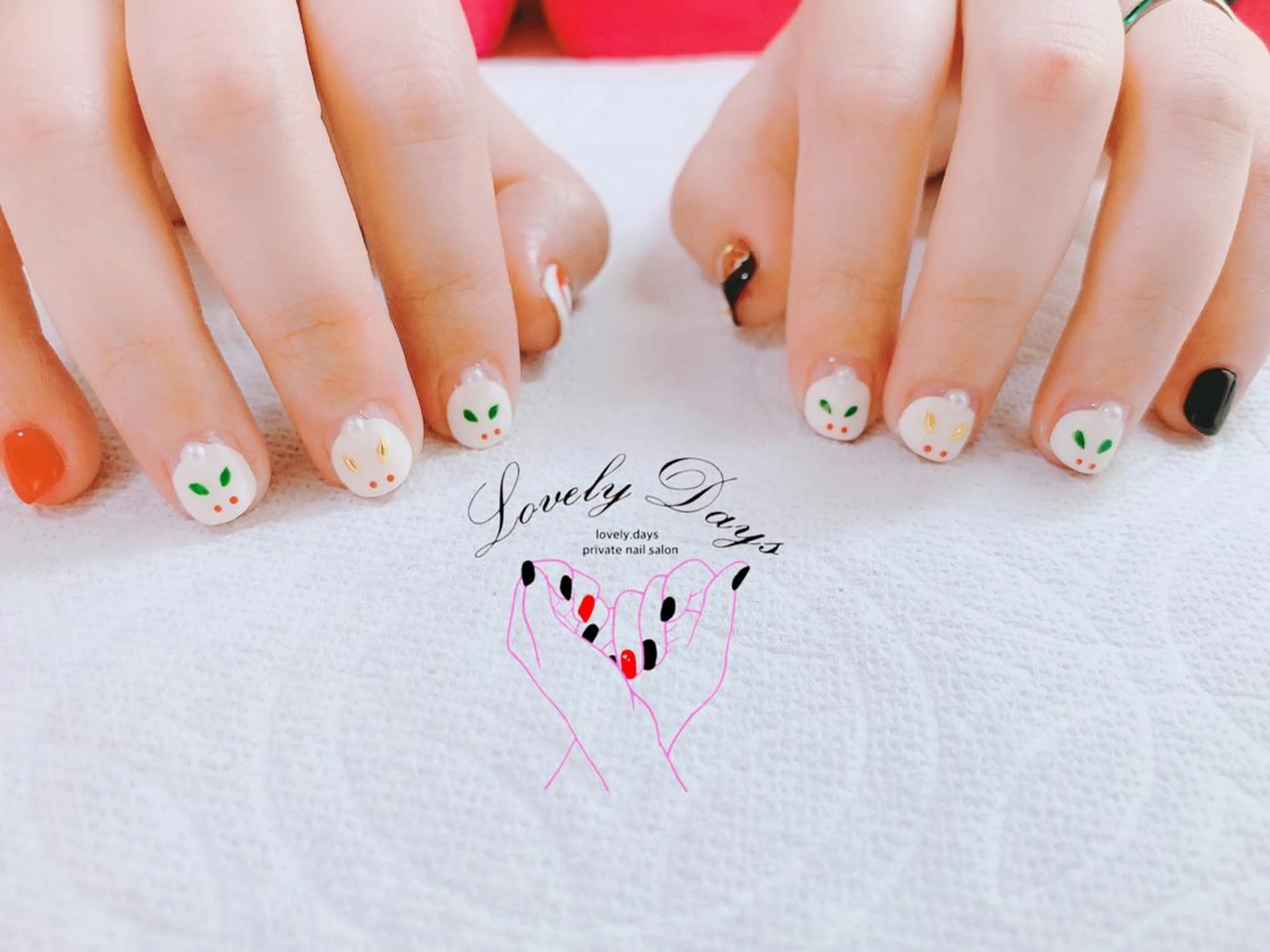 ネイル ミラーネイル シンプルネイル ハンドネイル LovelyDays ゆいのネイルデザイン