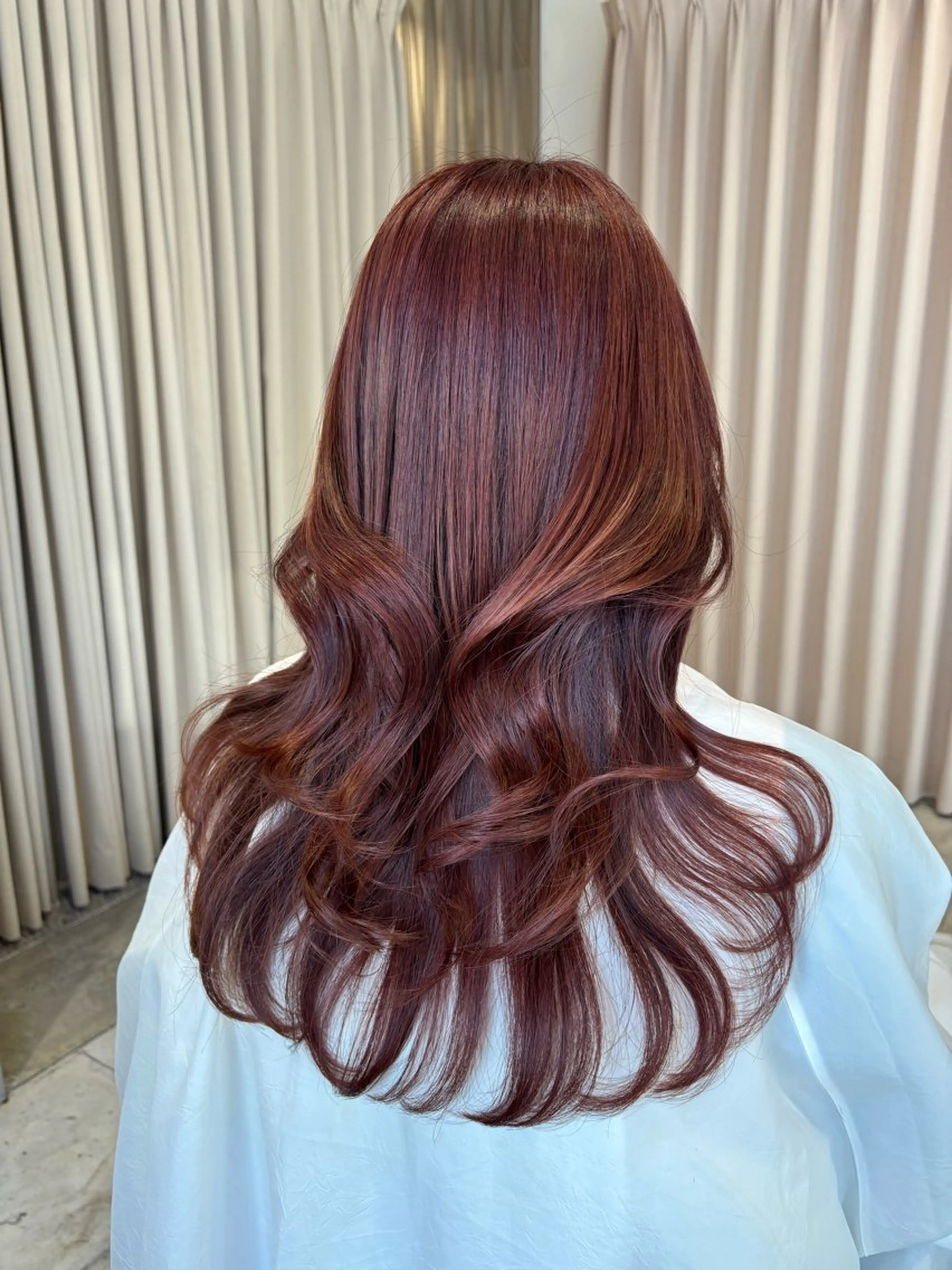 ロング カラー カット ヘアカラー トリートメント reciel / rinaのヘアスタイル