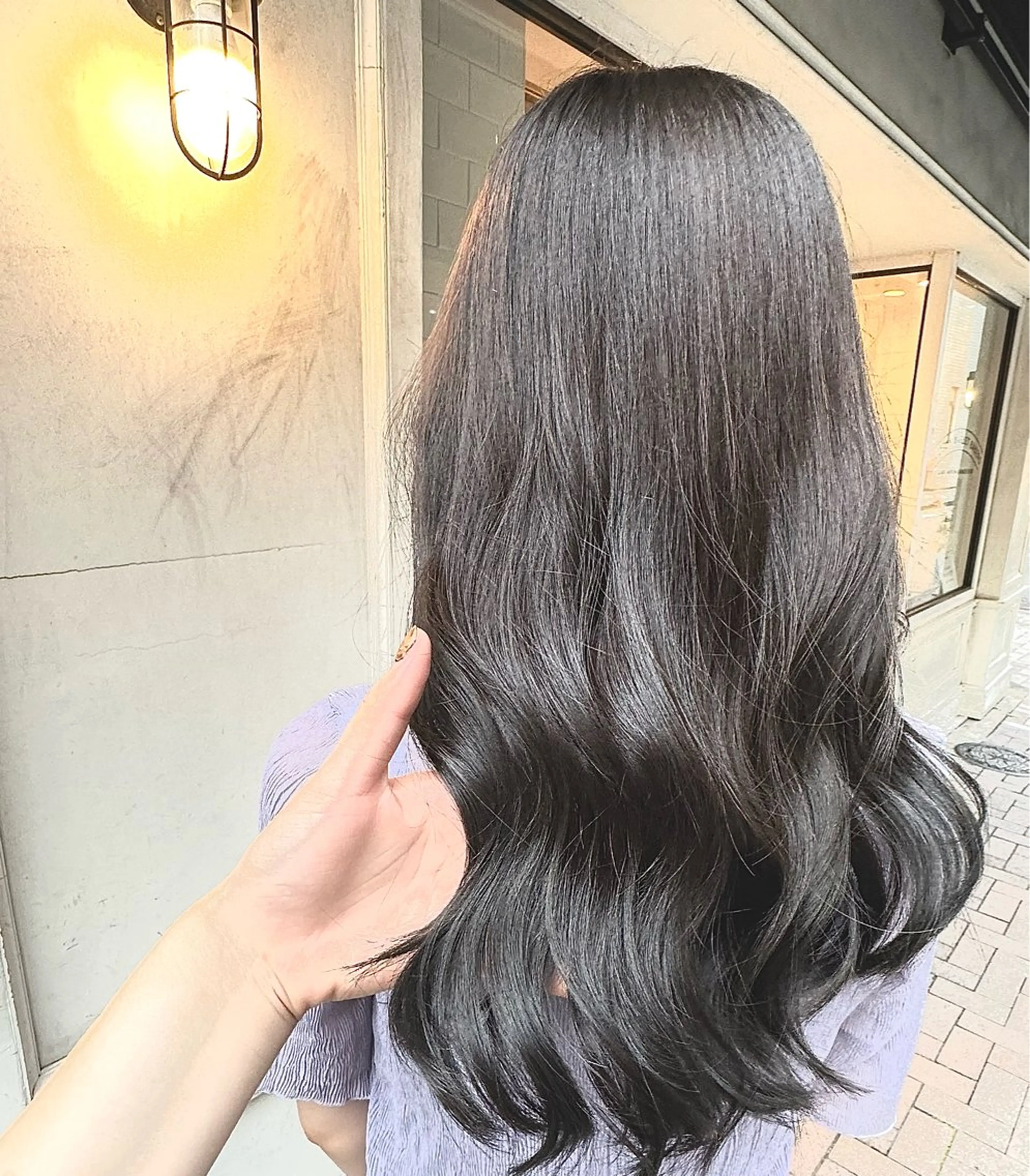 セミロング カラー イルミナカラー equri 🔸高橋理子🔸のヘアスタイル