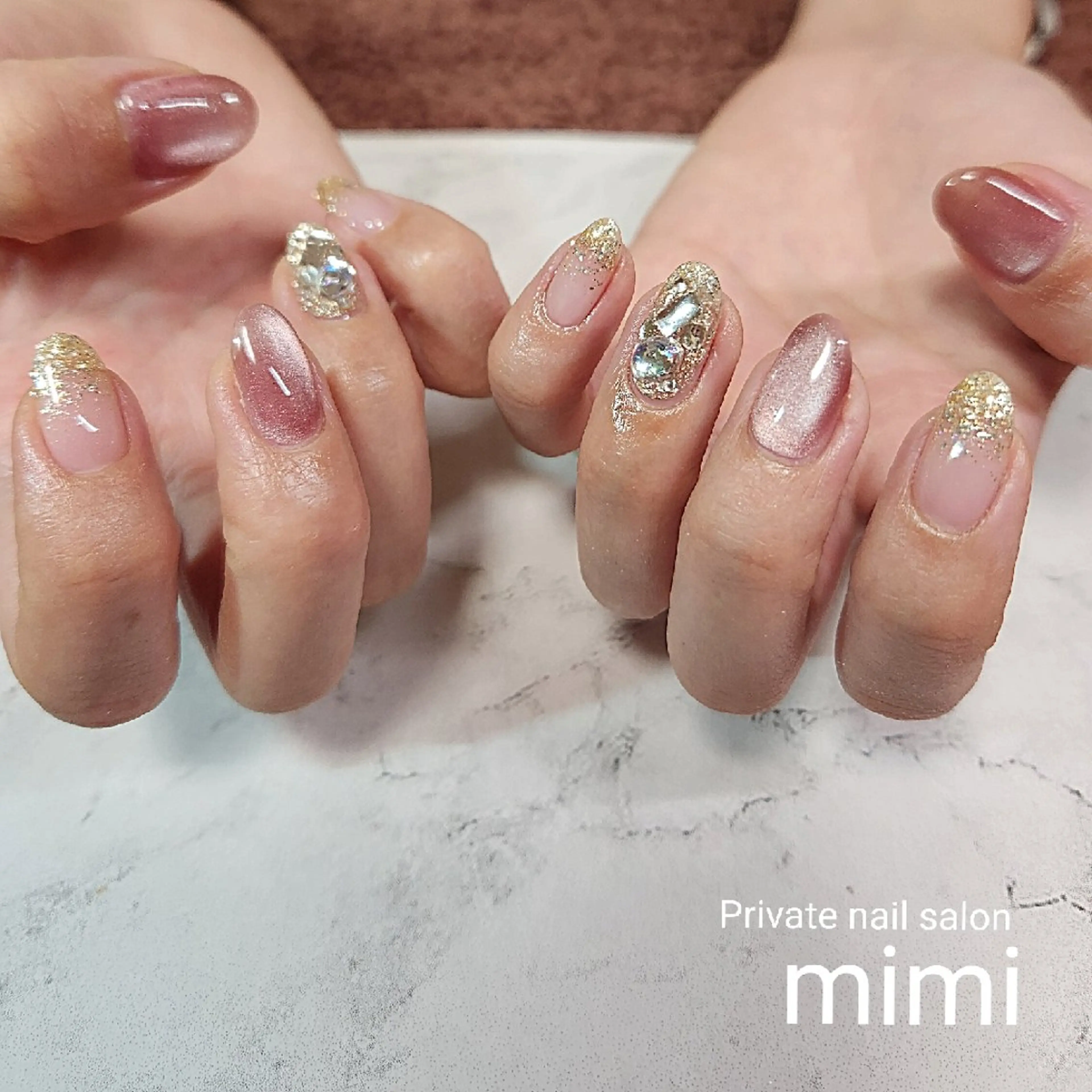 ネイル シンプルネイル 博多ネイル ｍｉｍｉのネイルデザイン