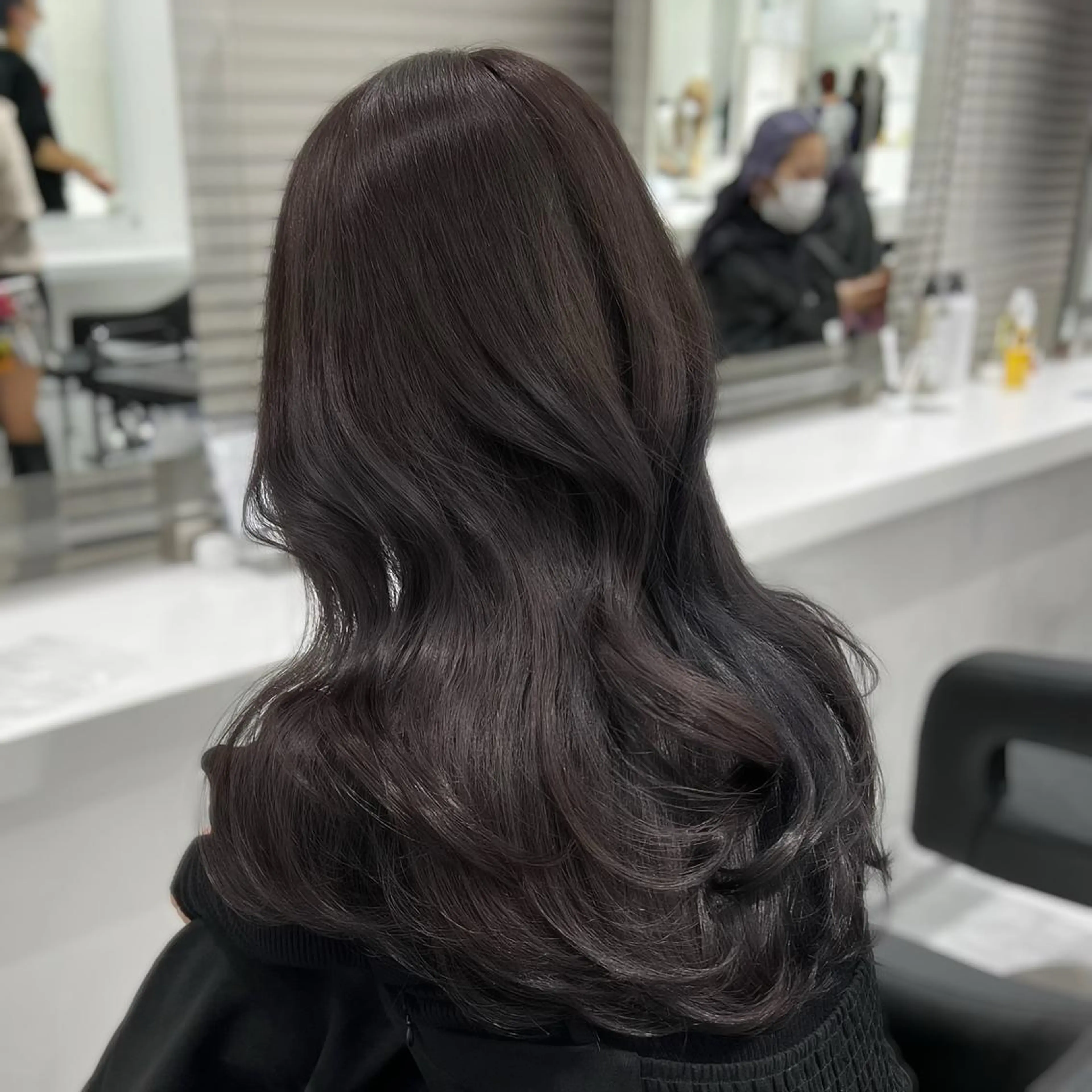 ロング カット ヘアカラー トリートメント ヘアセット ケアブリーチ/まつパ マツエク/sEnAのヘアスタイル