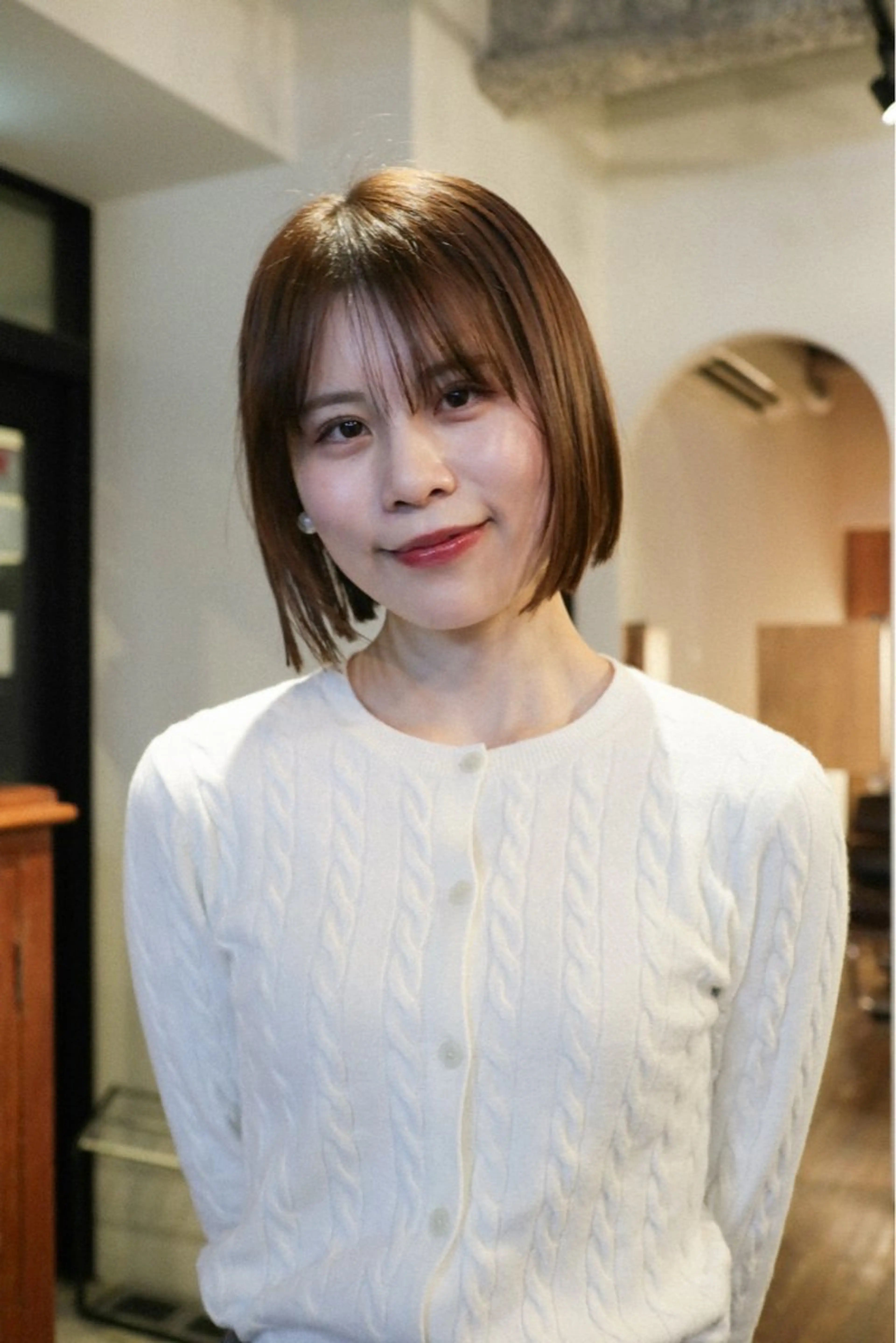 ショート ウシロダ メグミ /ボブ/透明感カラーのヘアスタイル