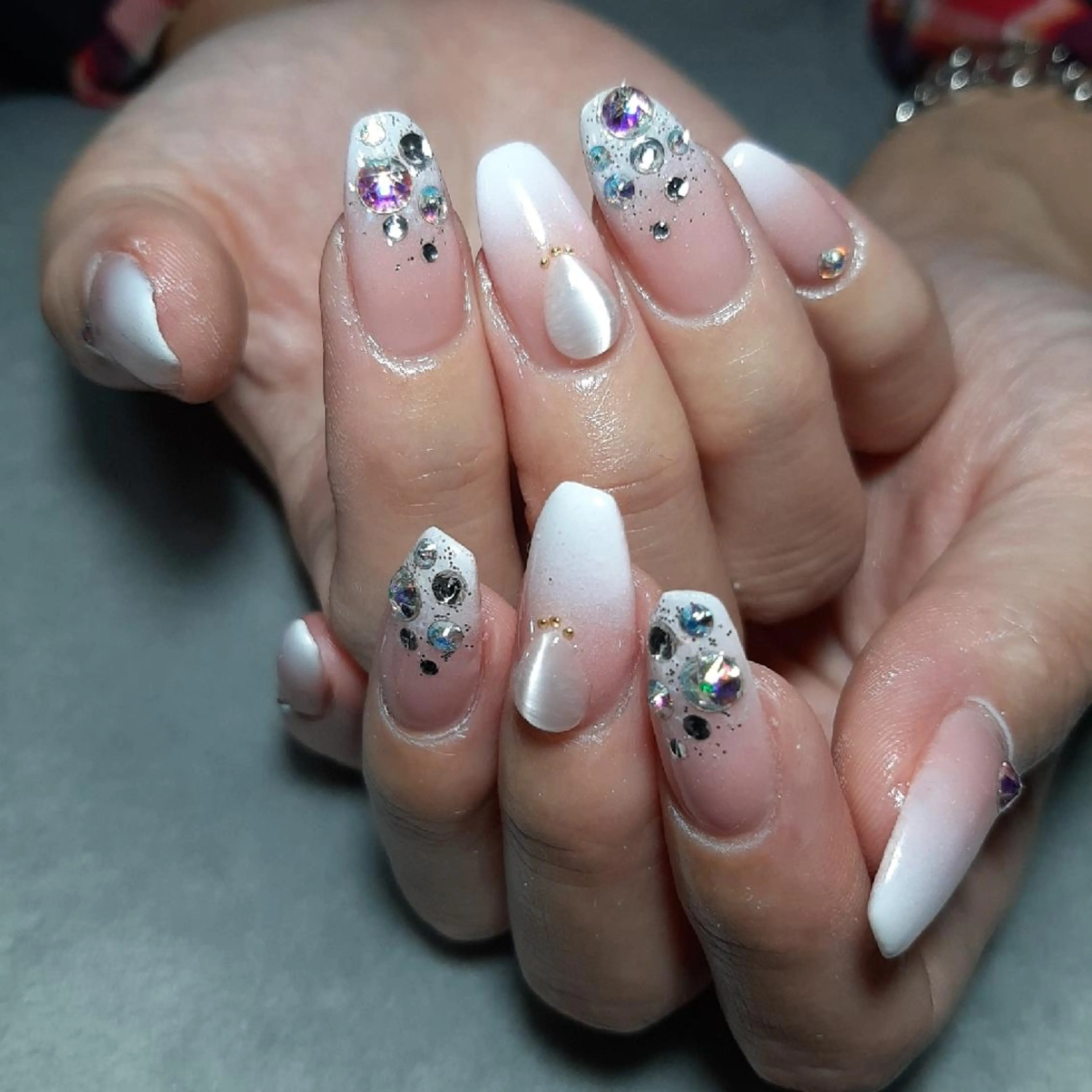 ネイル セミロング ネイリスト やましたのネイルデザイン