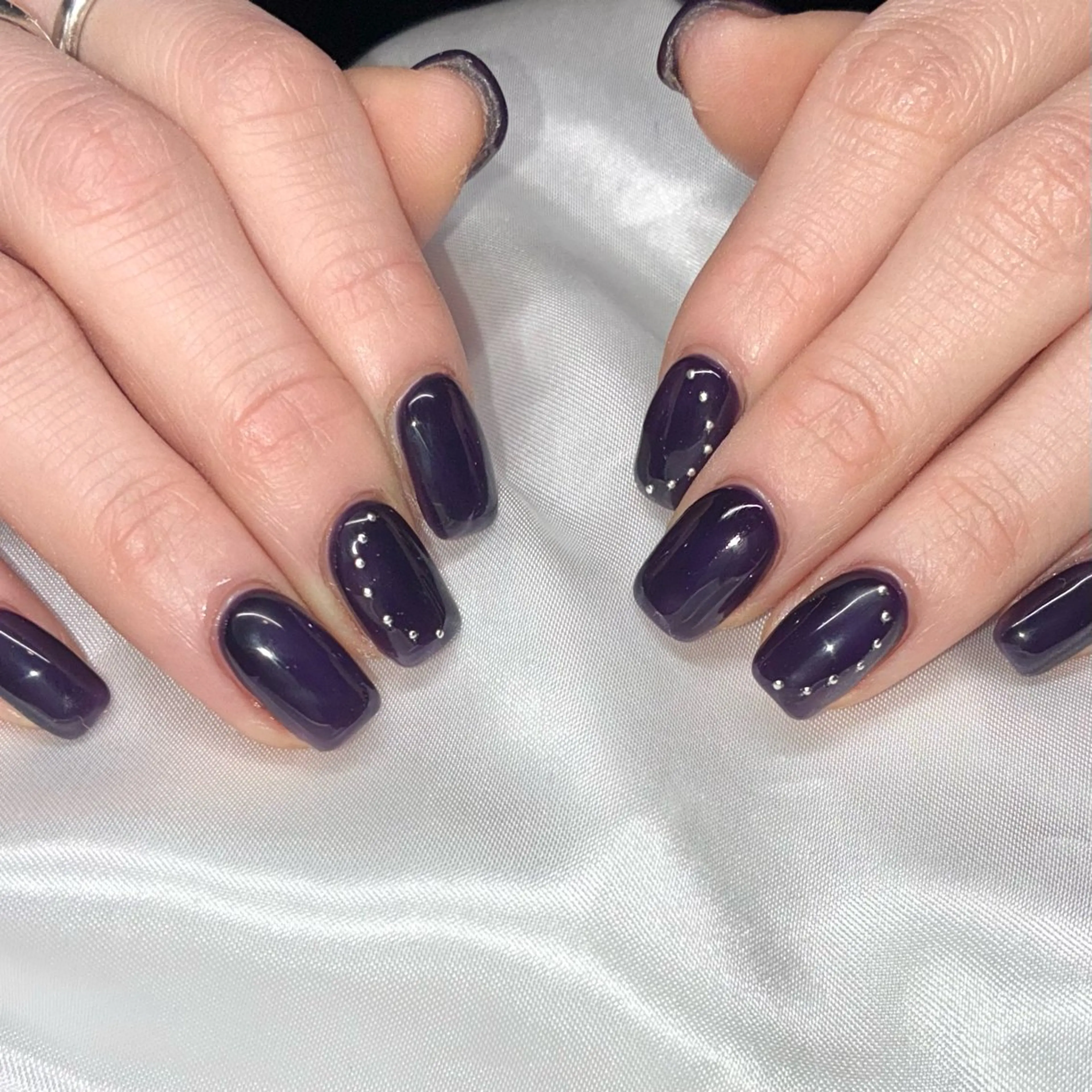 ネイル アートネイル シンプルネイル ハンドネイル Nail ヌシん家 AKANEのネイルデザイン
