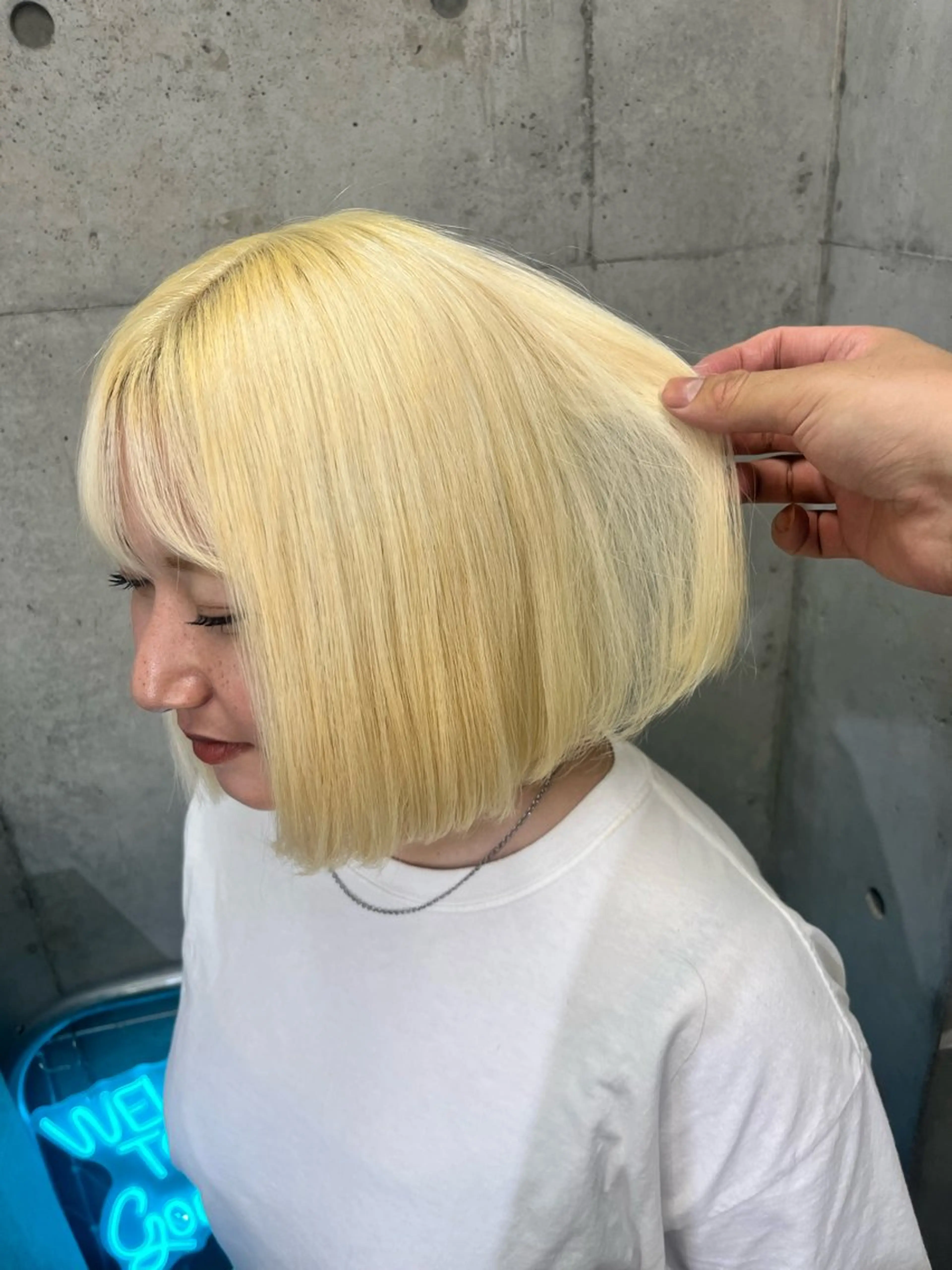 ミディアム カラー 個性派ウルフ/メンズ /ブリーチ/渋谷のヘアスタイル