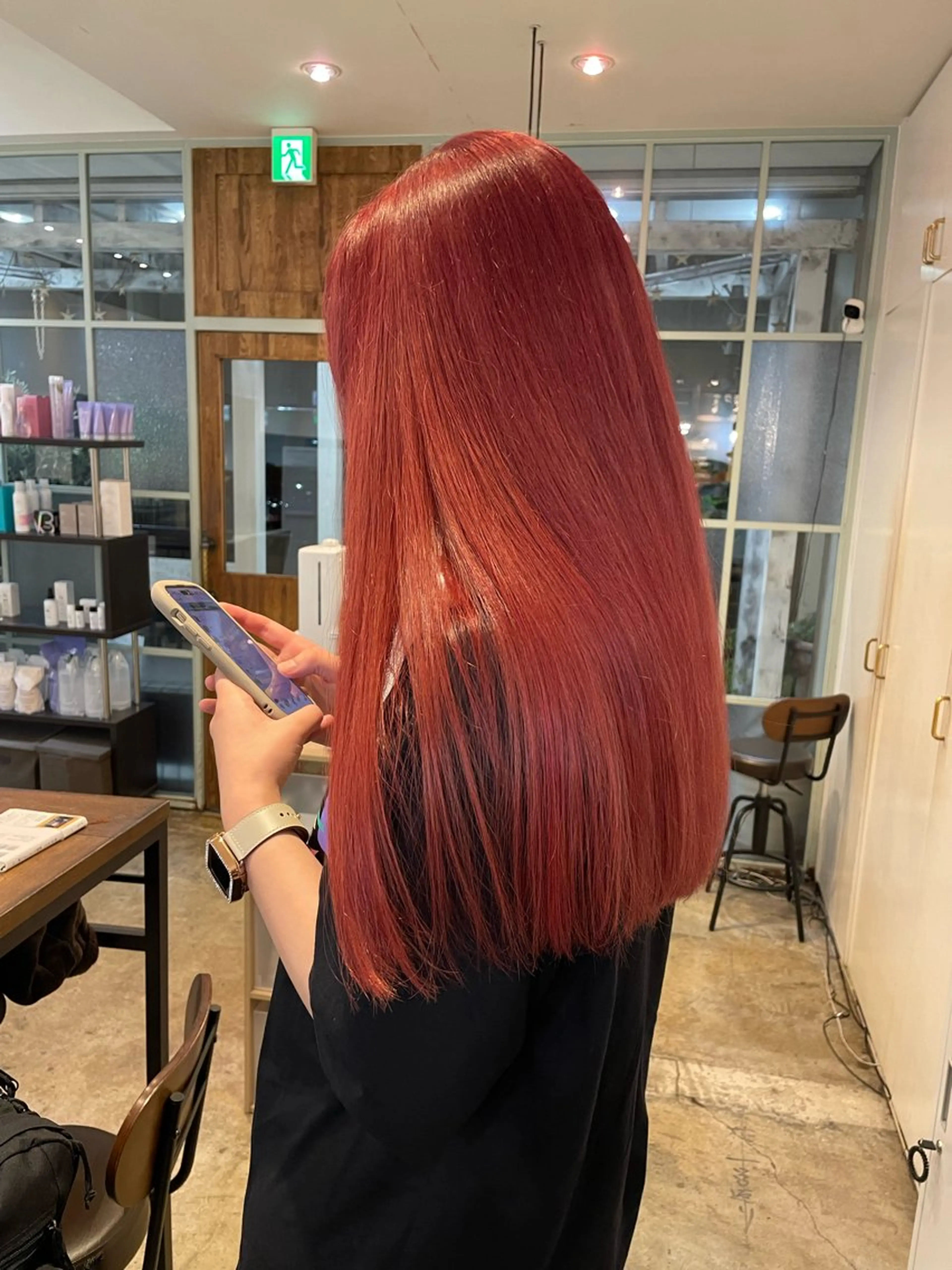 ロング カラー カット ヘアカラー トリートメント 【完全個室】髪質改善 暖色カラー/山崎唯奈のヘアスタイル