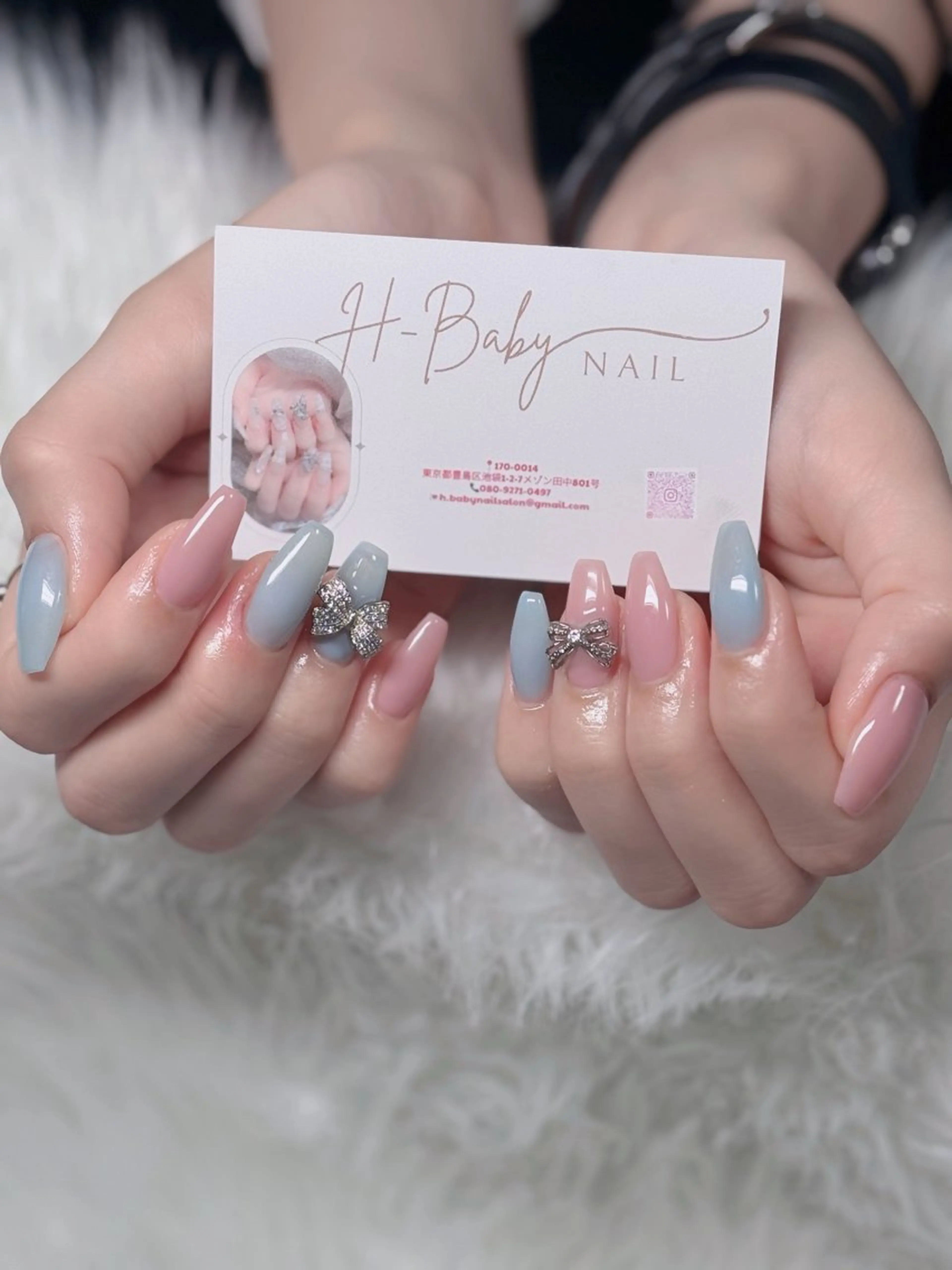 ネイル オーロラネイル フレンチネイル ジェルネイル ハロウィン キラキラネイル ハンドネイル H.baby Nail Salonのネイルデザイン