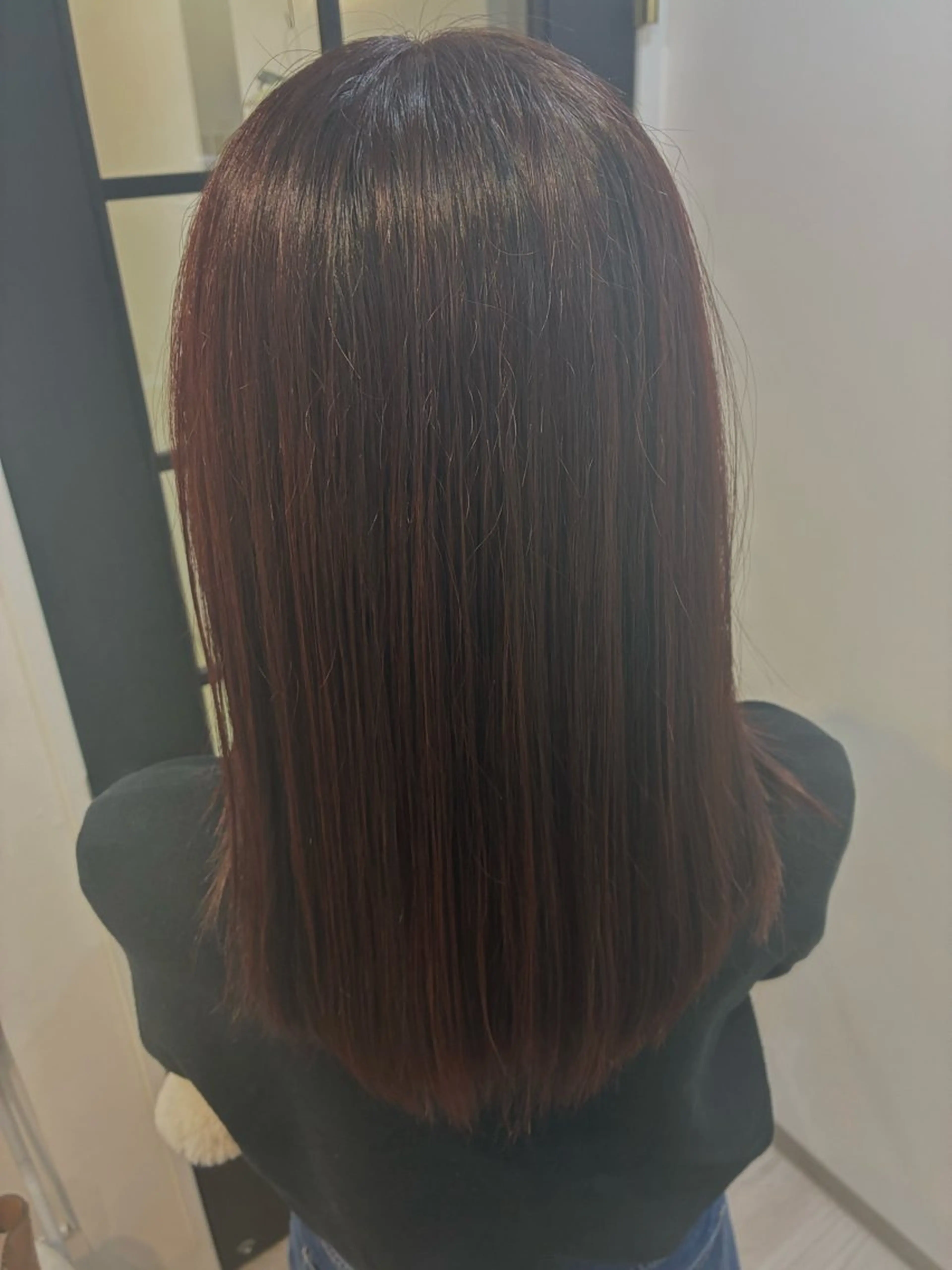 セミロング カラー ヘアカラー トリートメント ✨透明感カラー✨ ☘️くすみカラー☘️のヘアスタイル