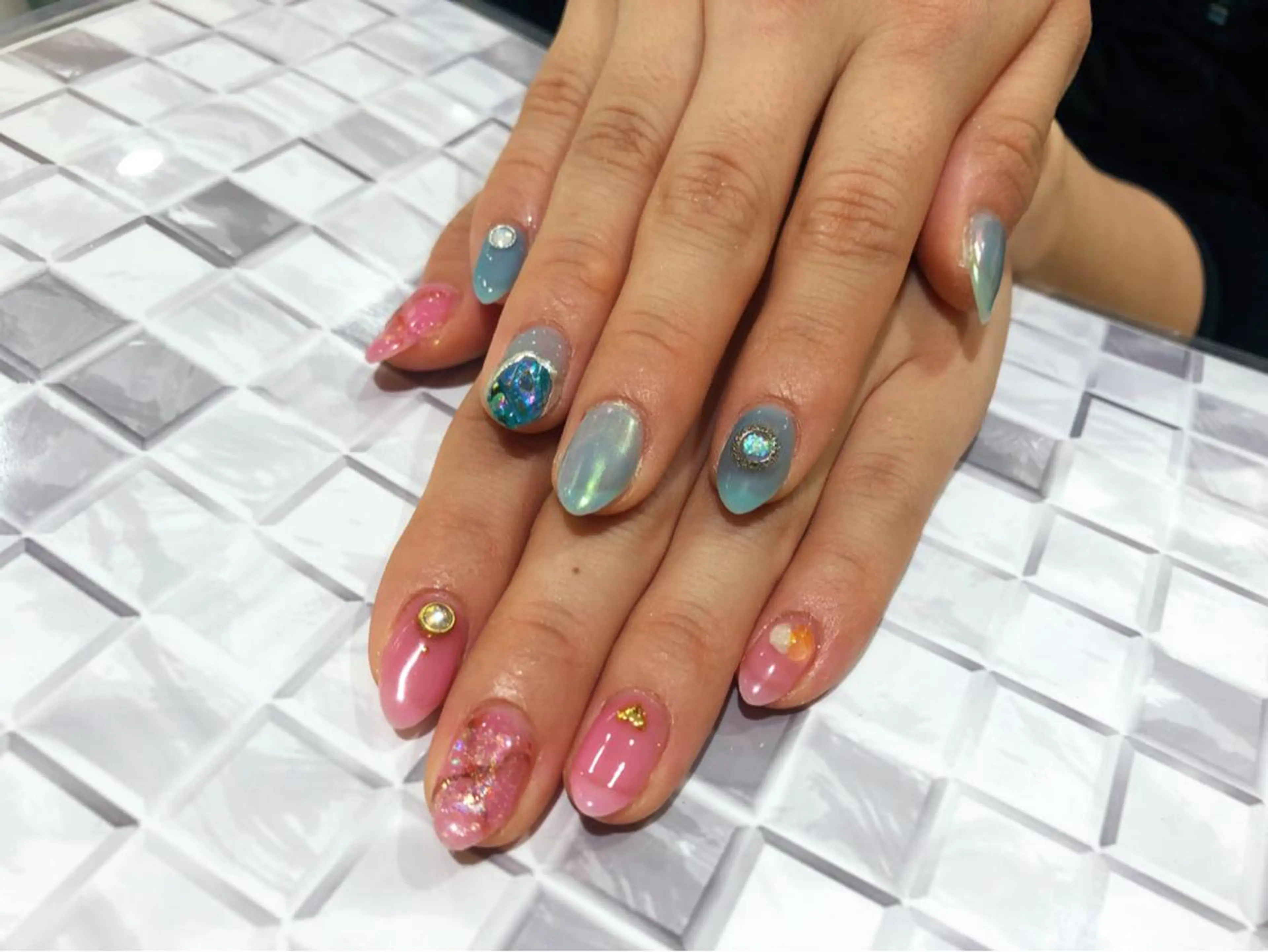 メンズ キッズ ネイル マツエク・マツパ a:Qネイル /久米川のネイルデザイン