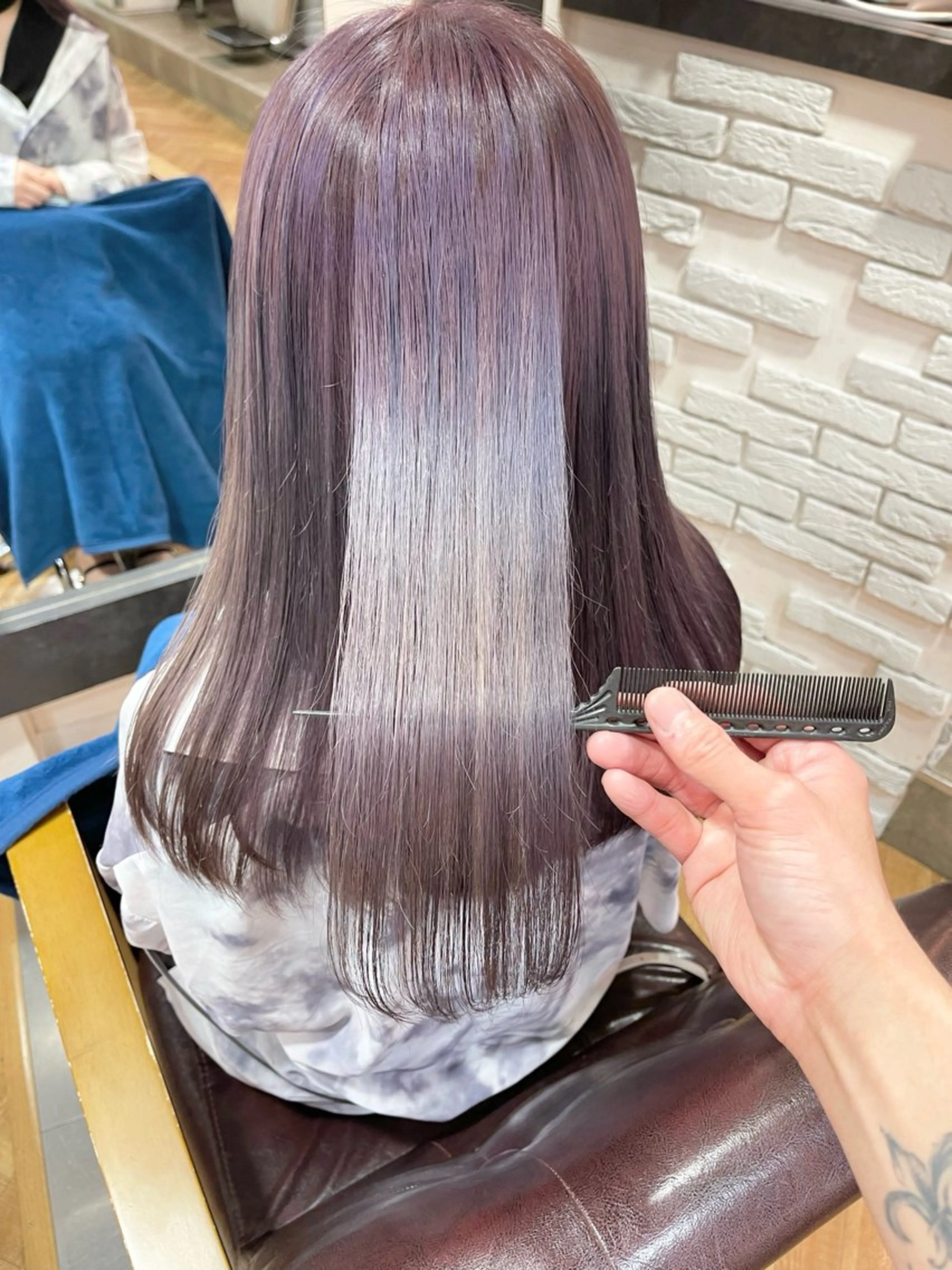 ロング 髪質改善＆艶カラー Zina💋池袋のヘアスタイル